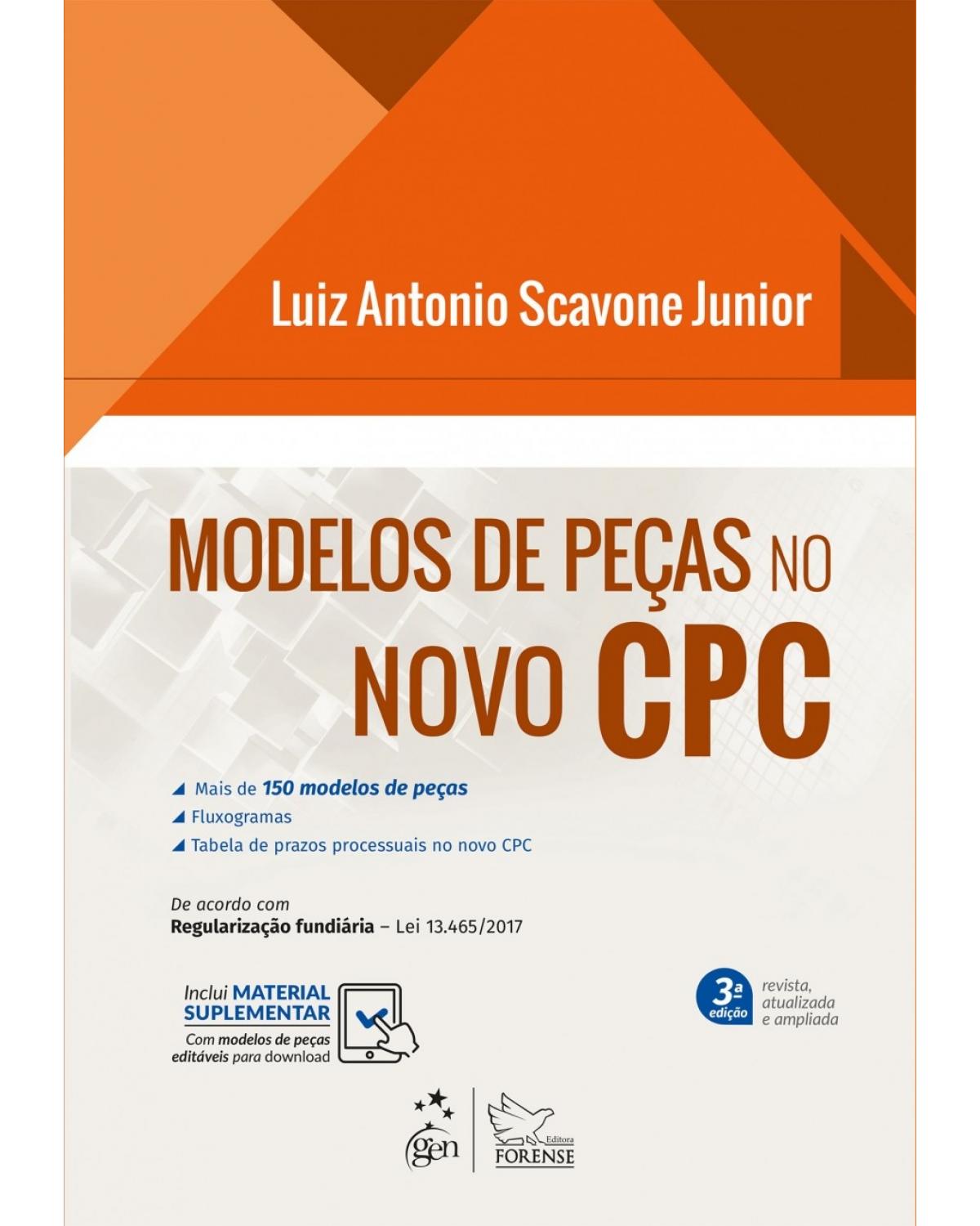 Modelos de peças no novo CPC - 3ª Edição | 2018