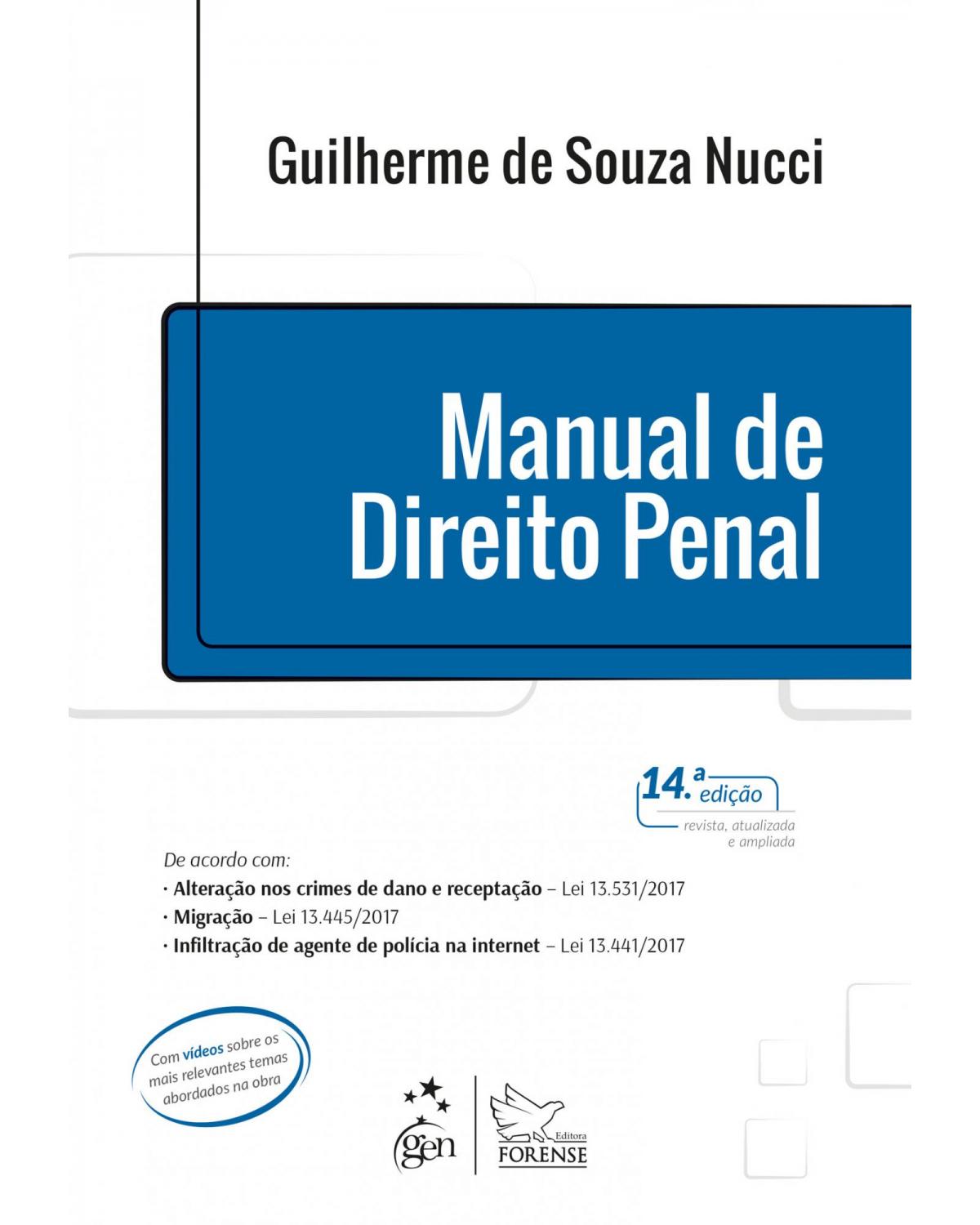 Manual de direito penal - 14ª Edição | 2018