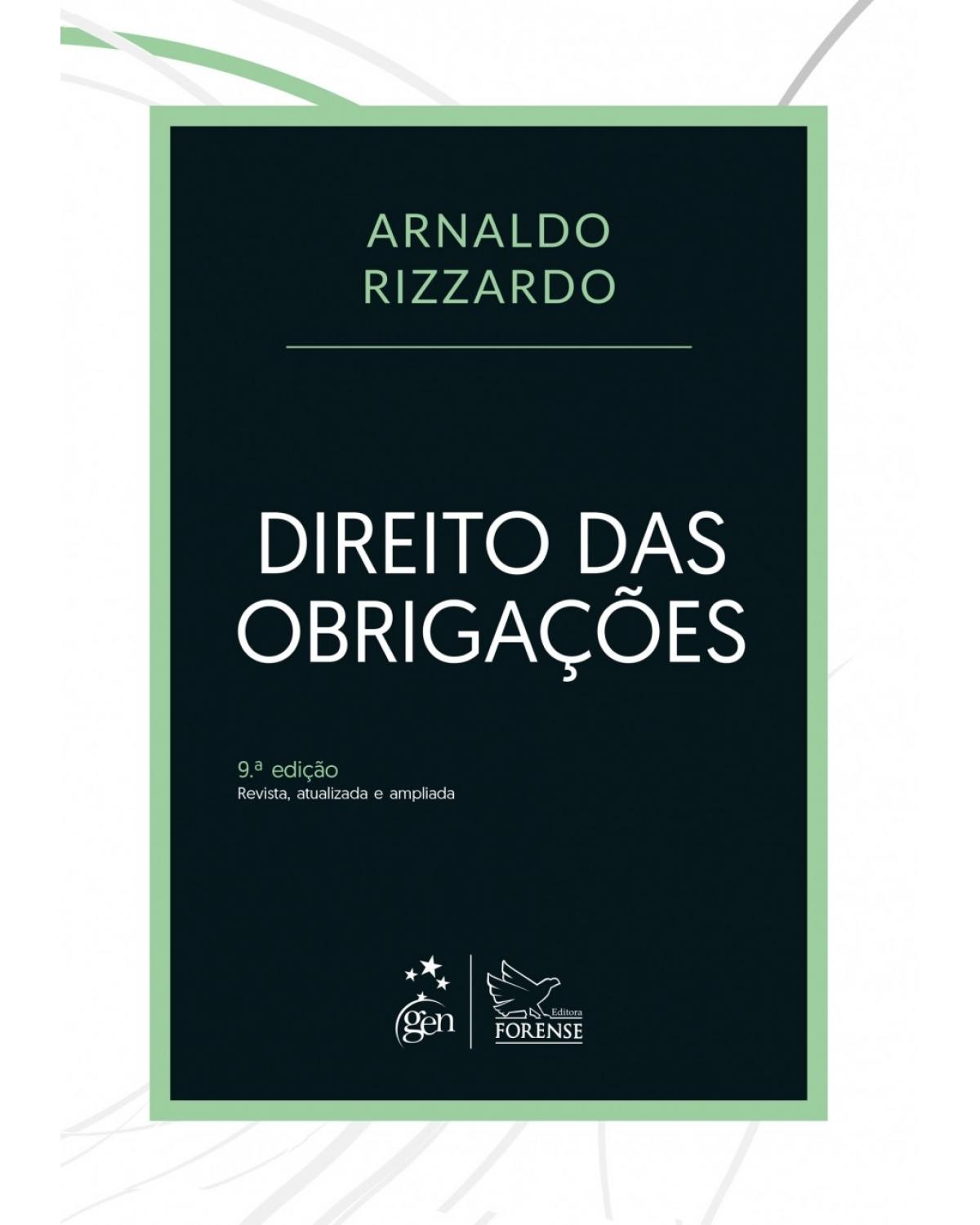 Direito das obrigações - 9ª Edição | 2018