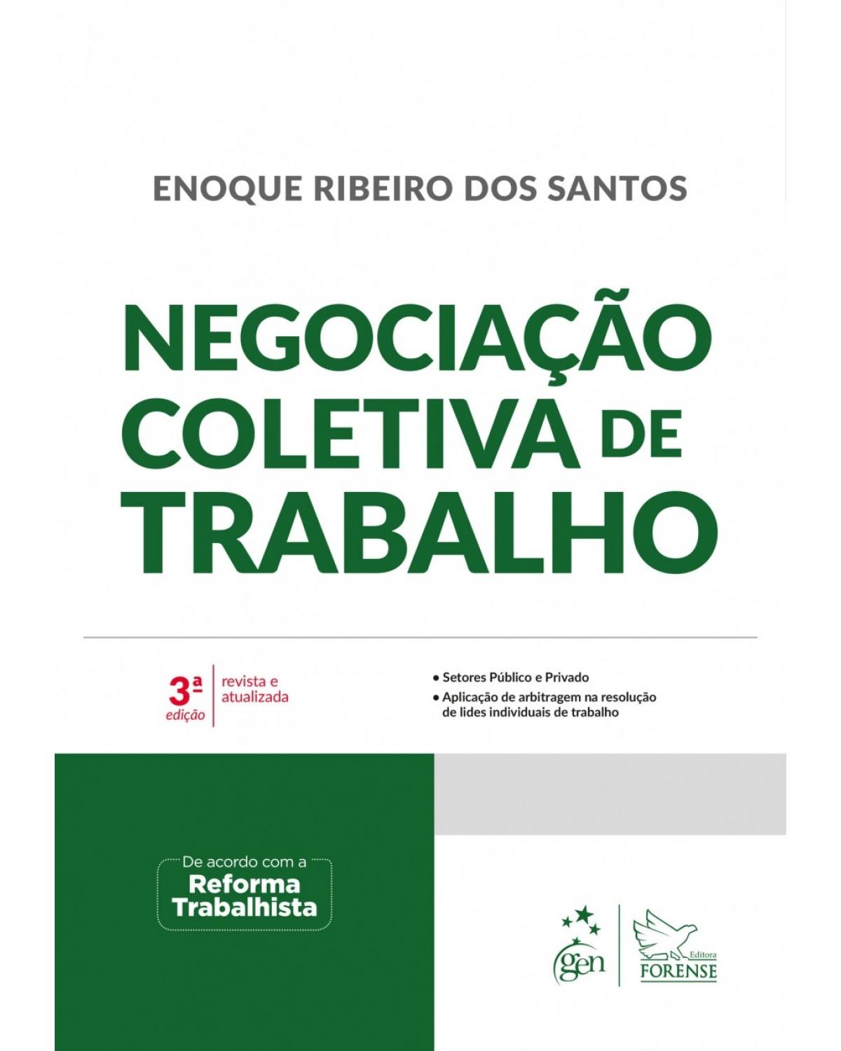 Negociação coletiva de trabalho - 3ª Edição | 2018