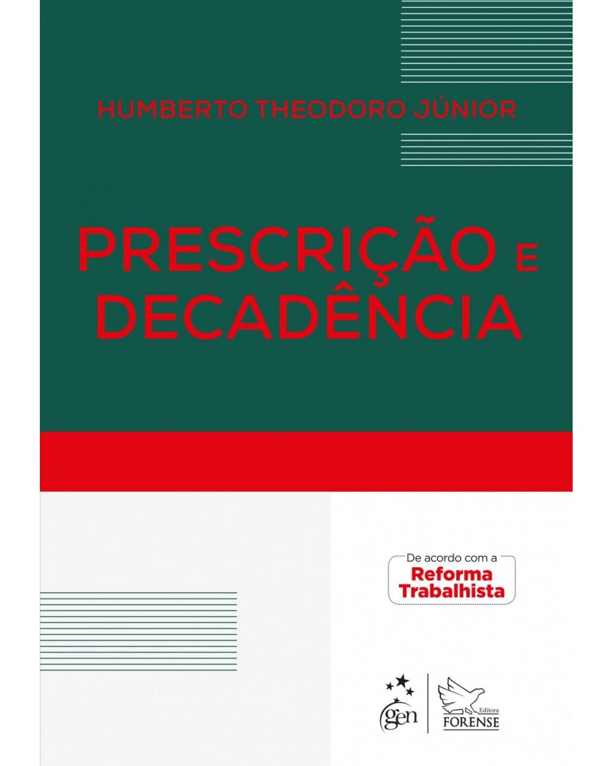 Prescrição e decadência - 1ª Edição | 2018