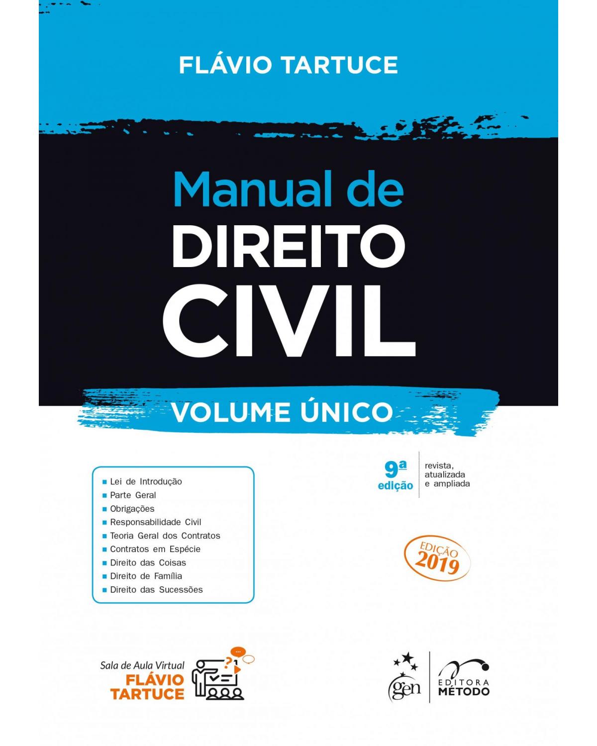 Manual de direito civil - 9ª Edição | 2019