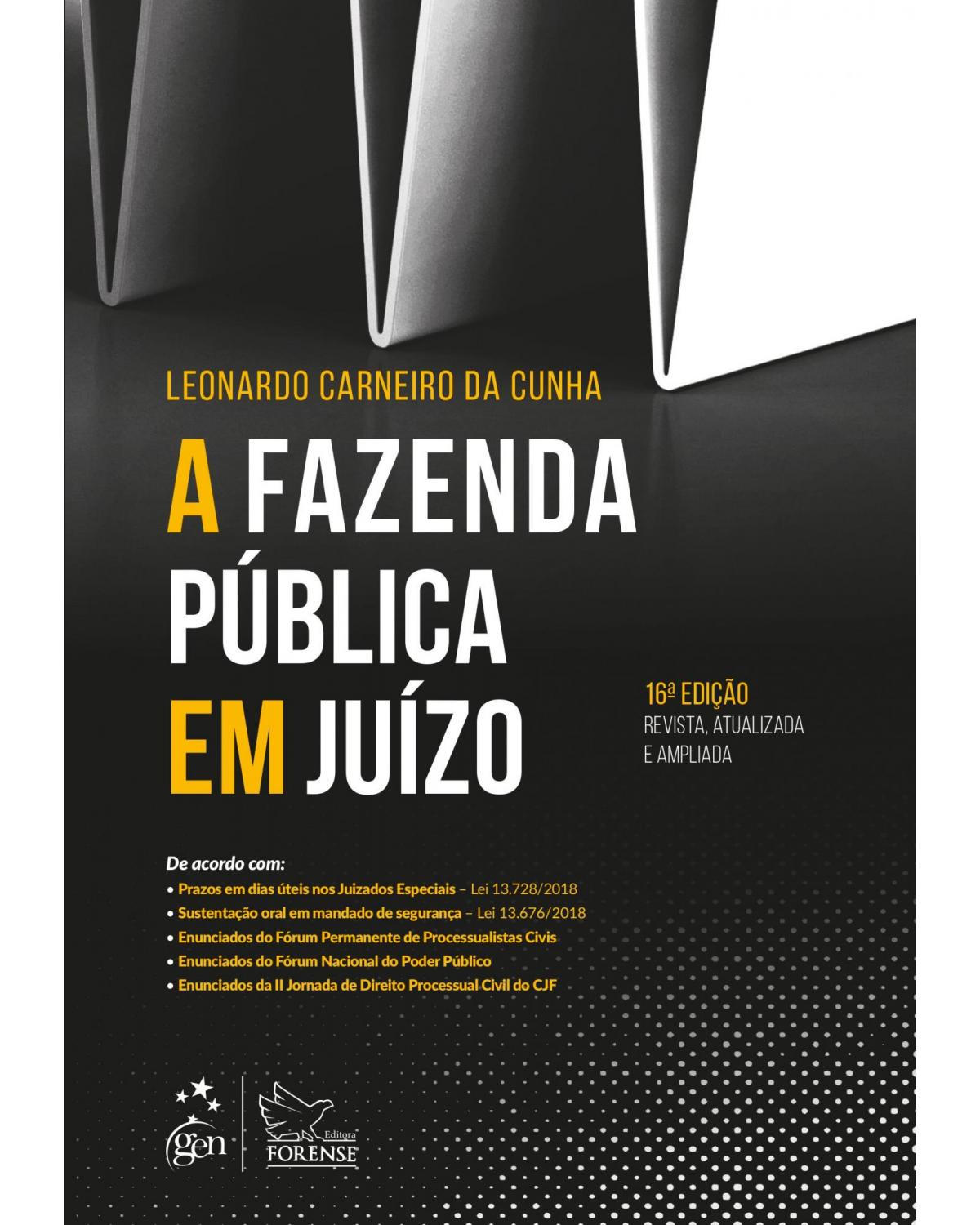 A fazenda pública em juízo - 16ª Edição | 2019