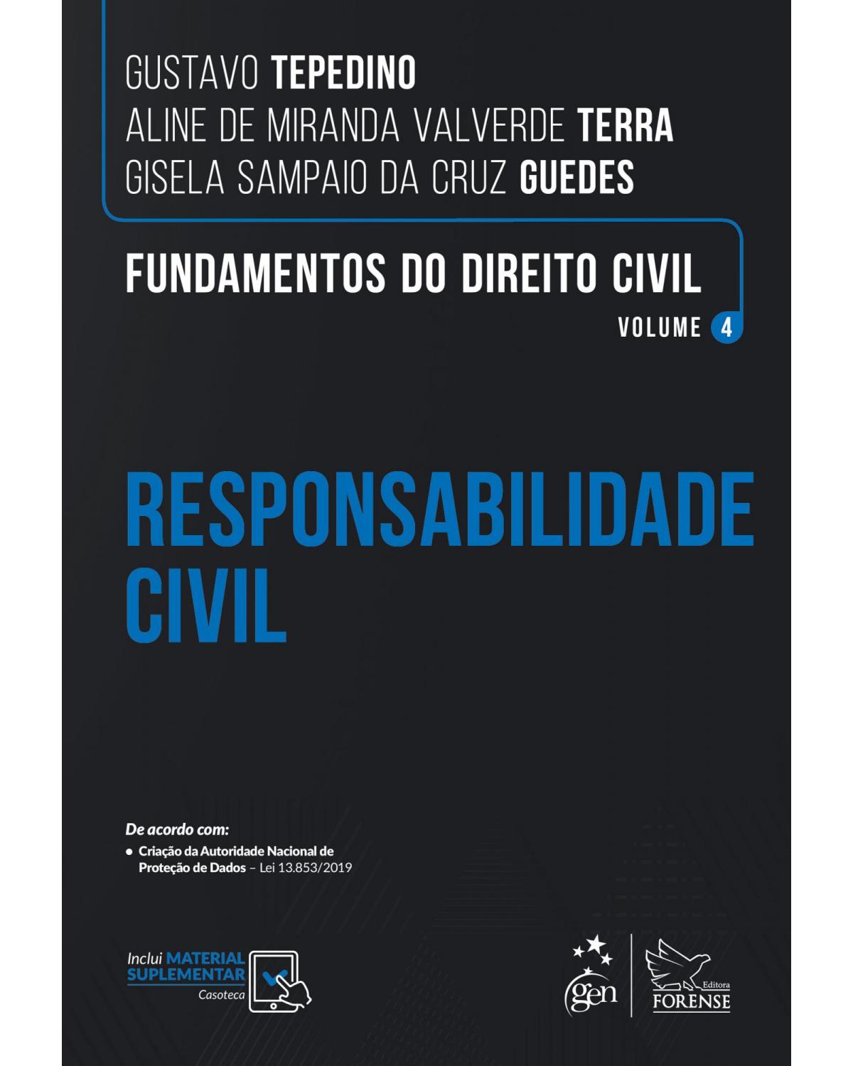 Fundamentos do direito civil - Volume 4: responsabilidade civil - 1ª Edição | 2020