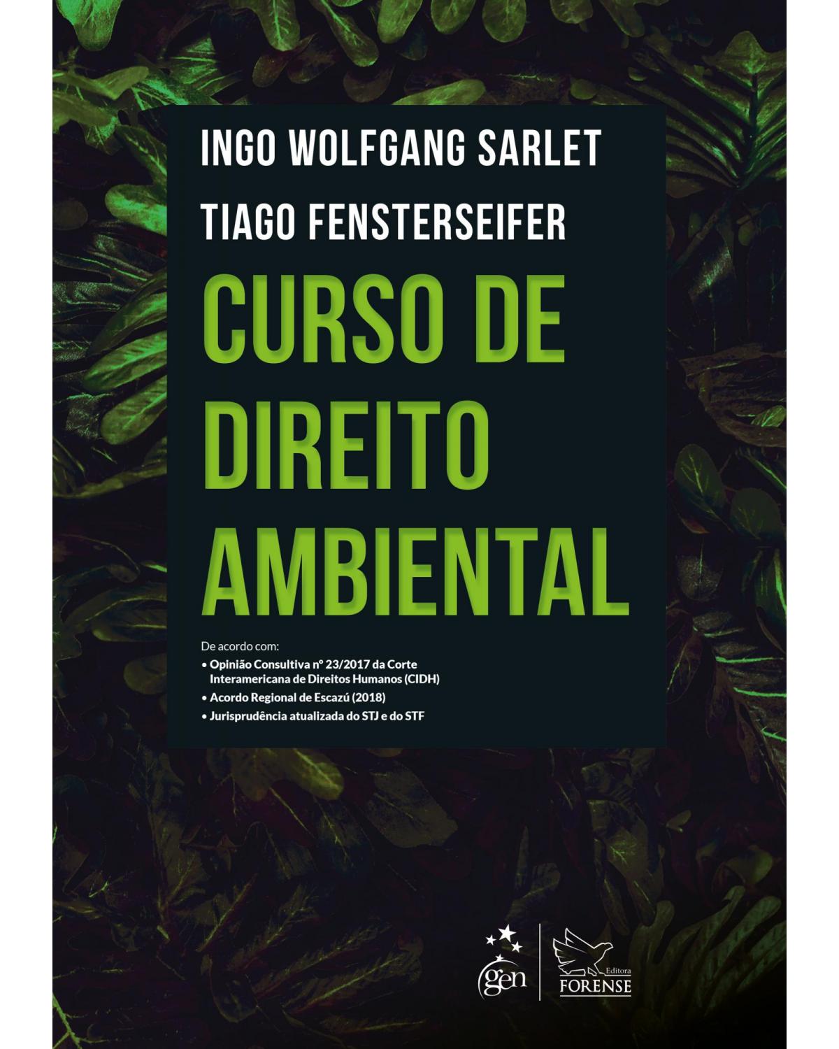 Curso de direito ambiental - 1ª Edição | 2020