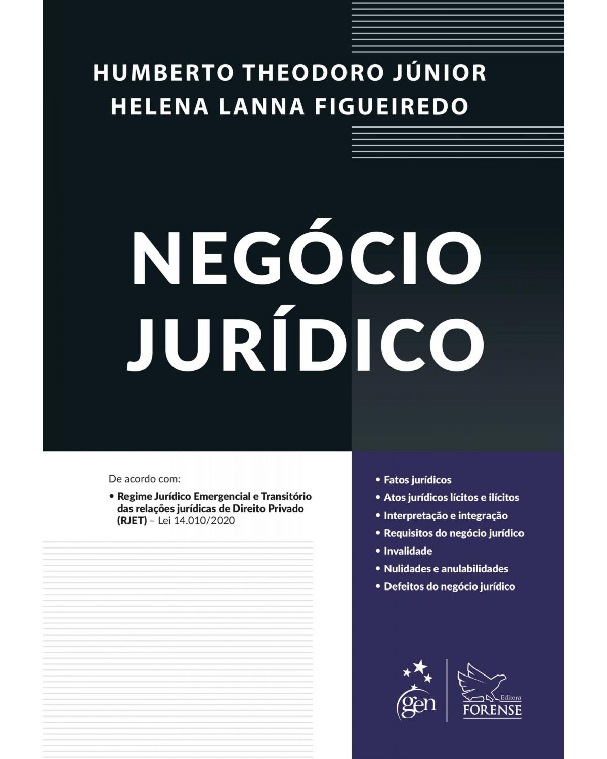 Negócio jurídico - 1ª Edição | 2021