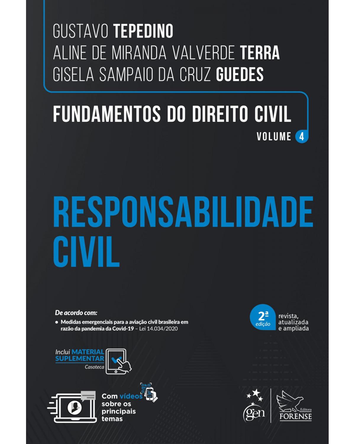 Fundamentos do direito civil - Volume 4: responsabilidade civil - 2ª Edição | 2020