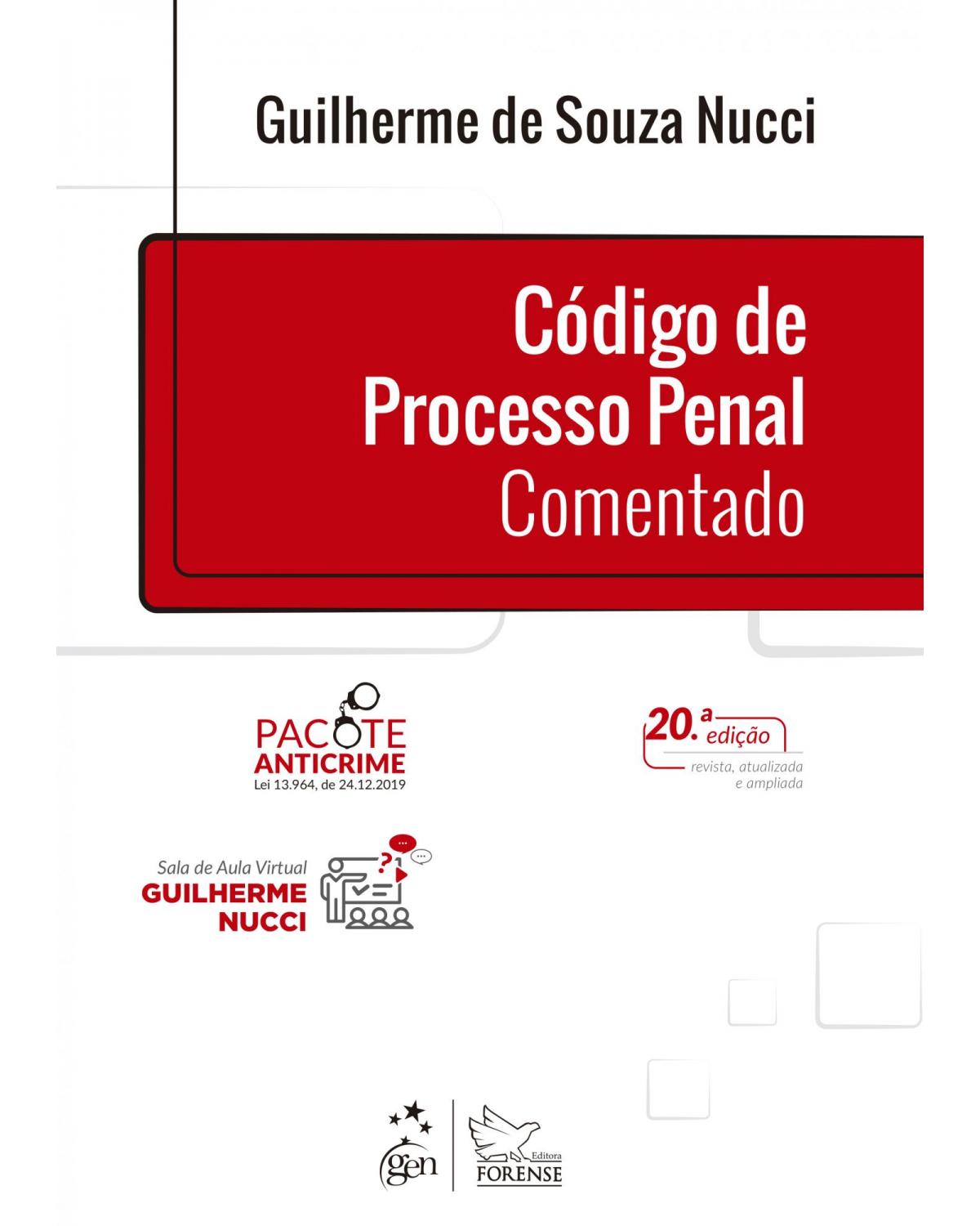 Código de processo penal comentado - 20ª Edição | 2021