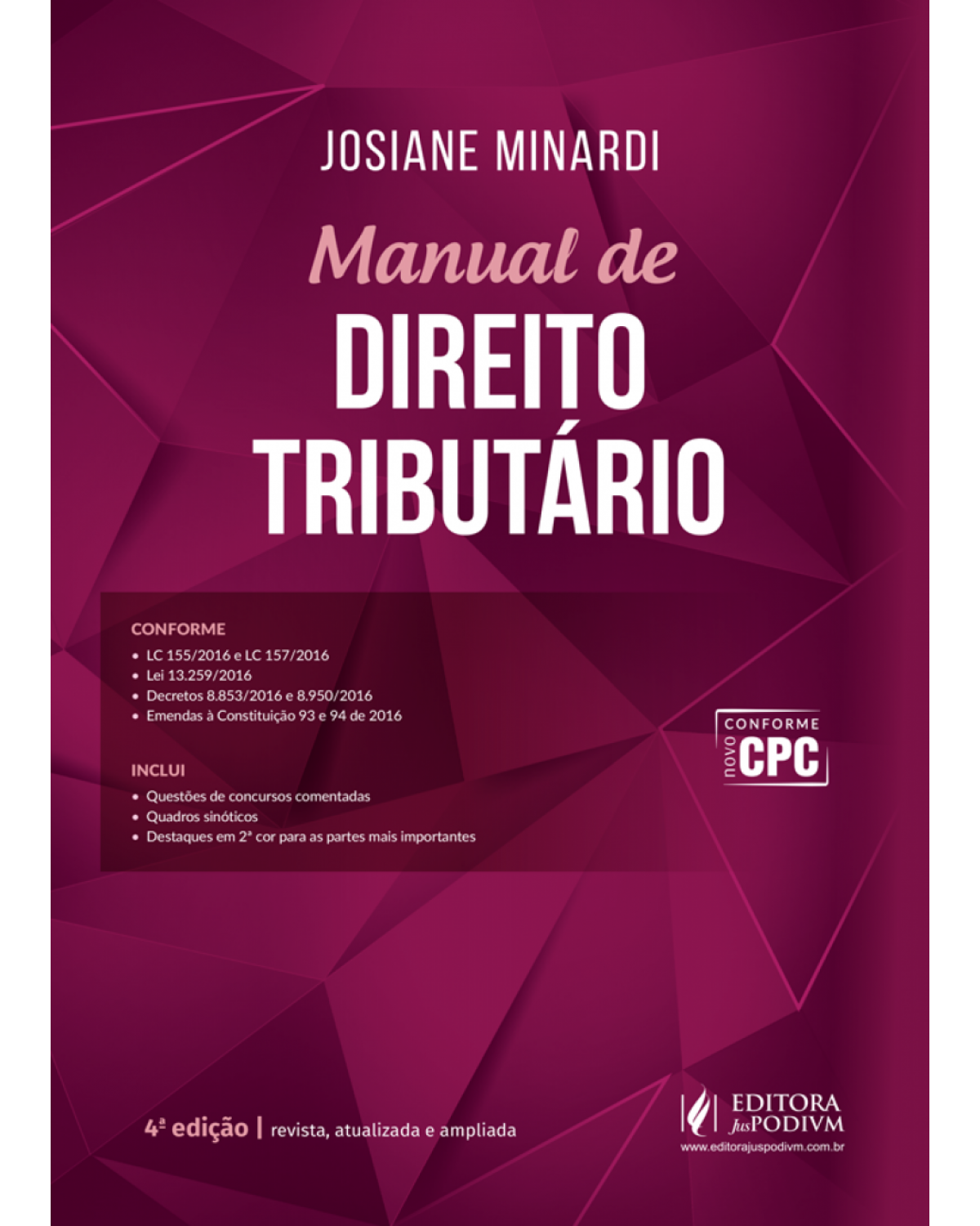 Manual de direito tributário - 4ª Edição | 2017