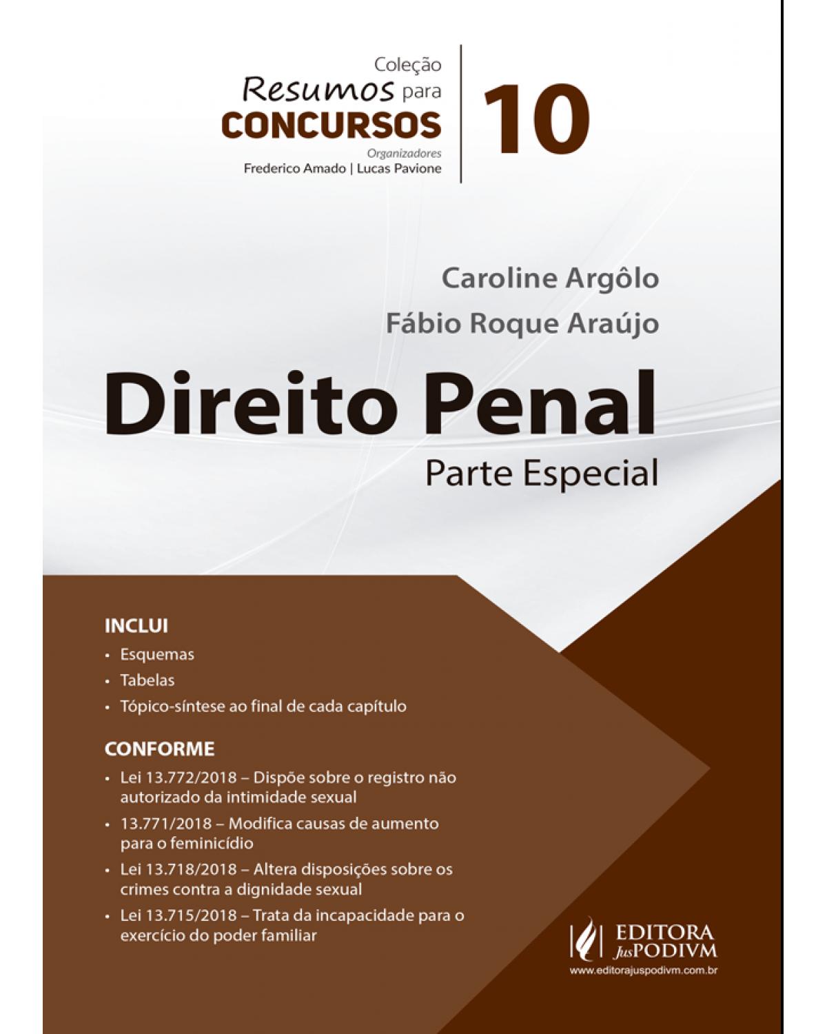 Direito penal - parte especial - 1ª Edição | 2019