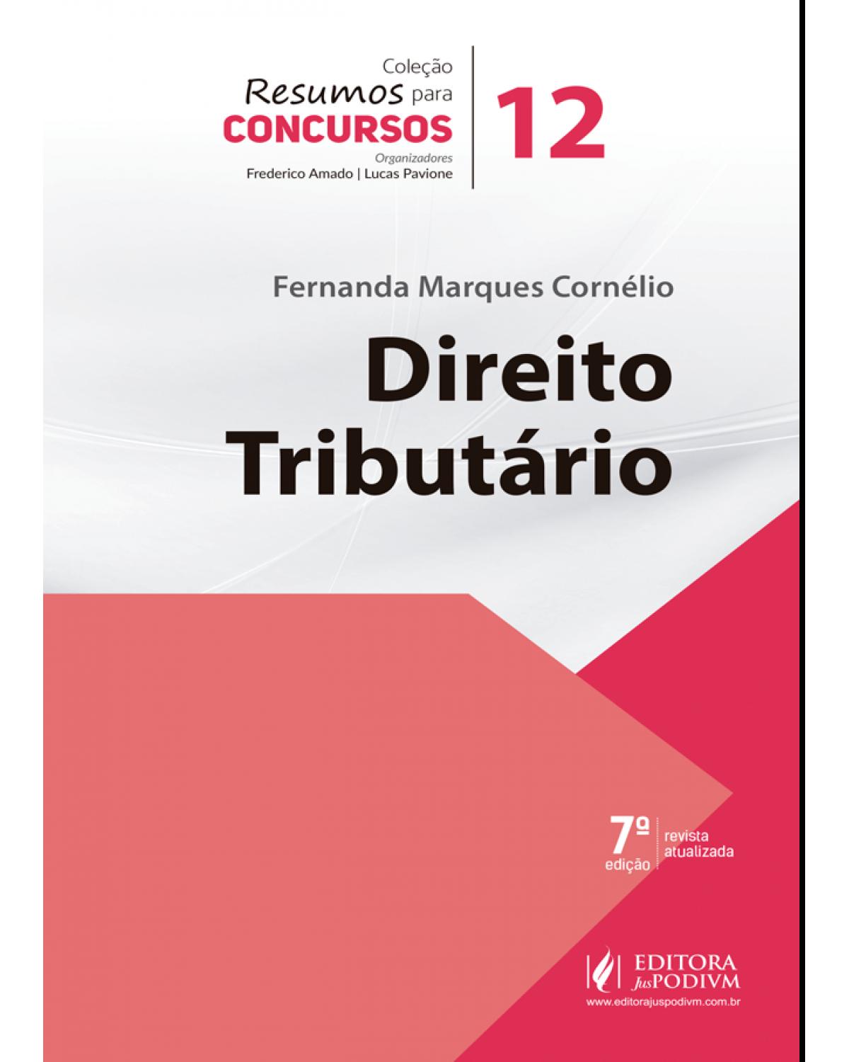 Direito tributário - 7ª Edição | 2019