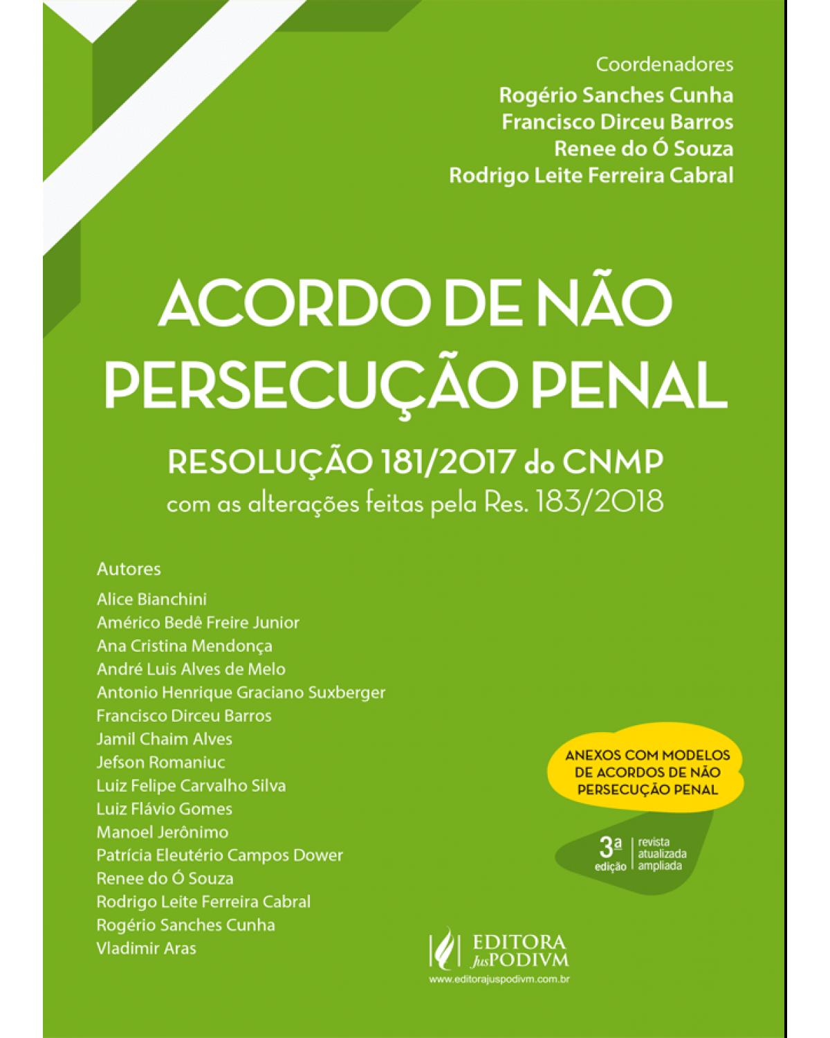 Acordo de não persecução penal - 3ª Edição | 2020