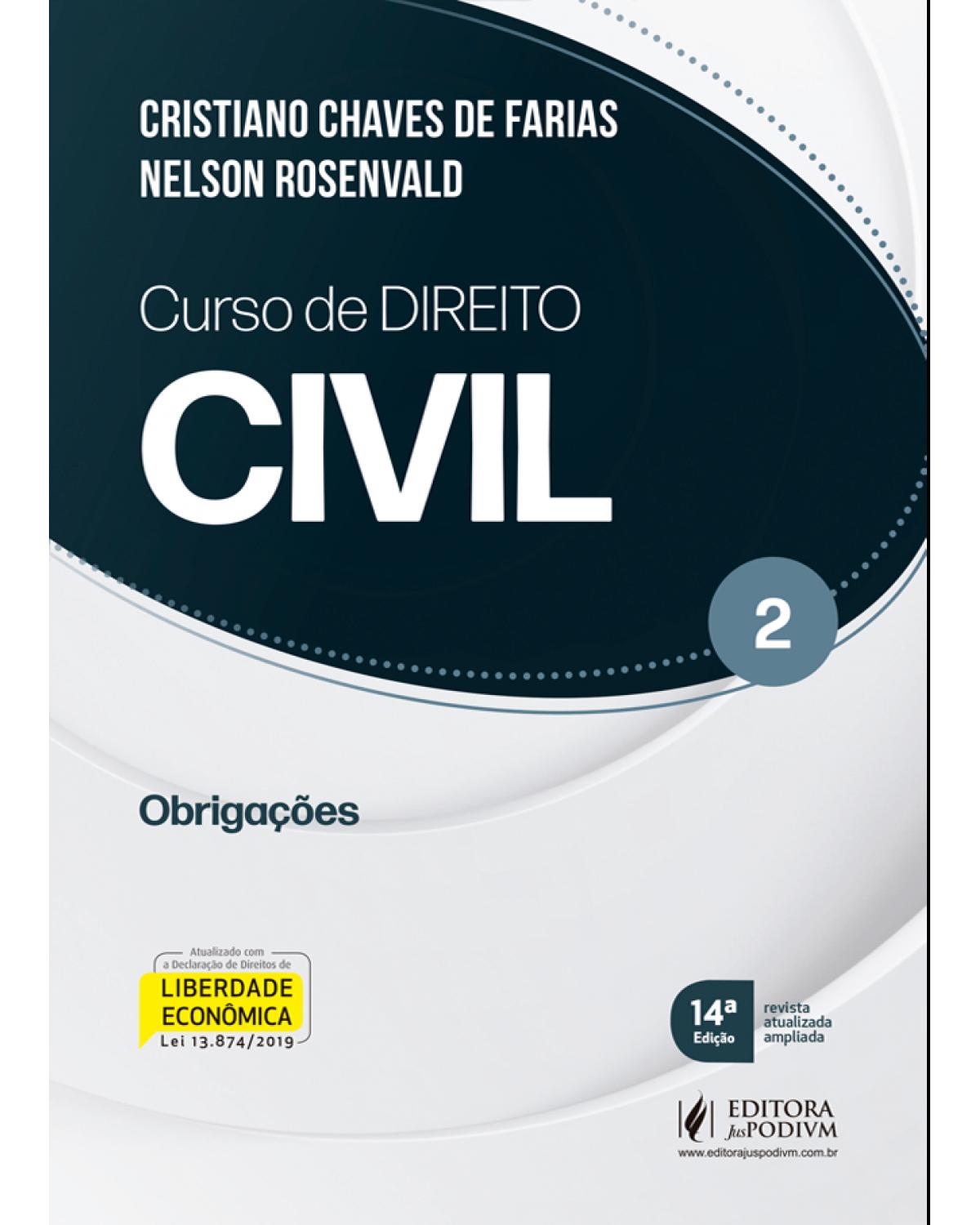 Curso de direito civil - Volume 2: obrigações - 14ª Edição | 2020