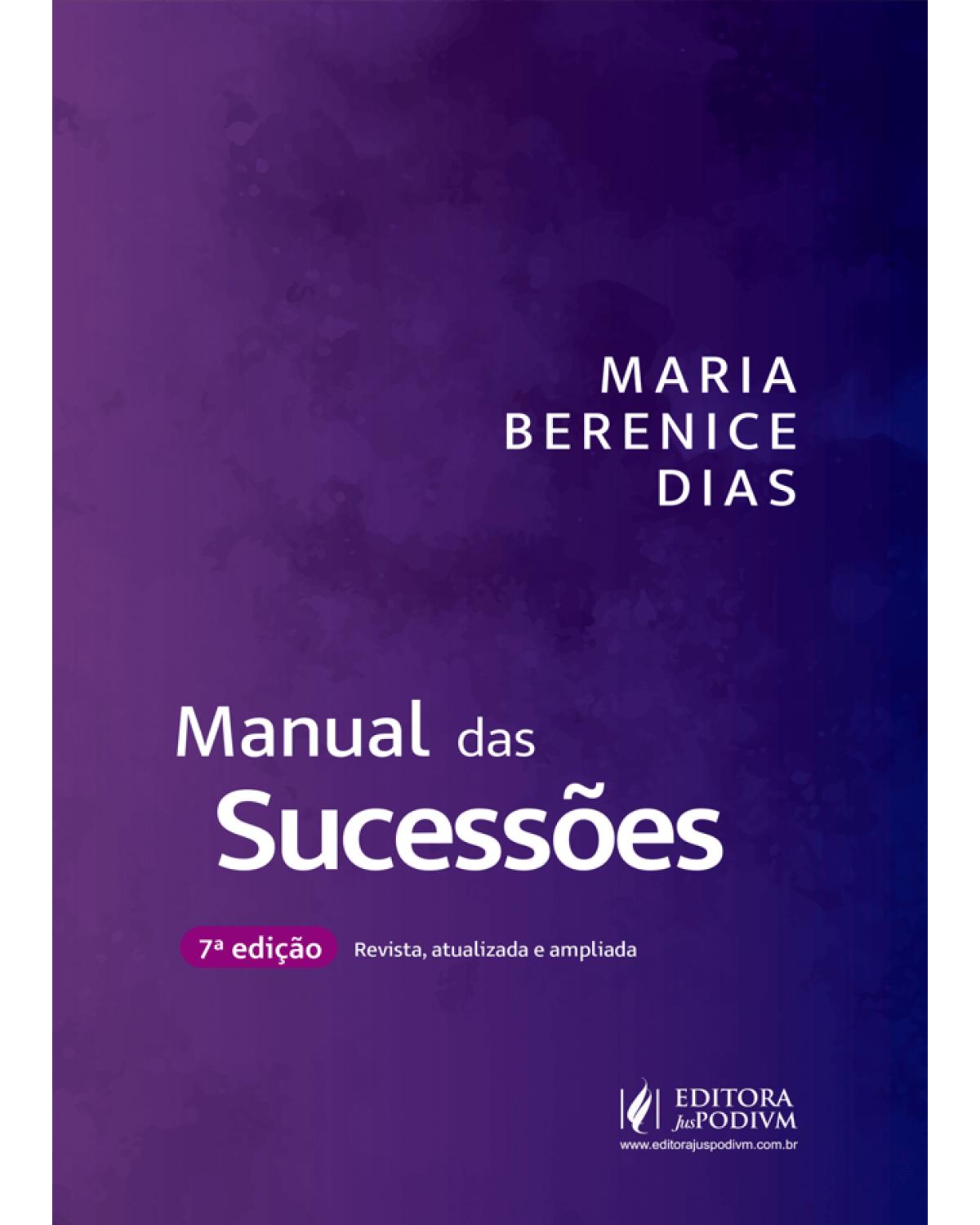 Manual das sucessões - 7ª Edição | 2021