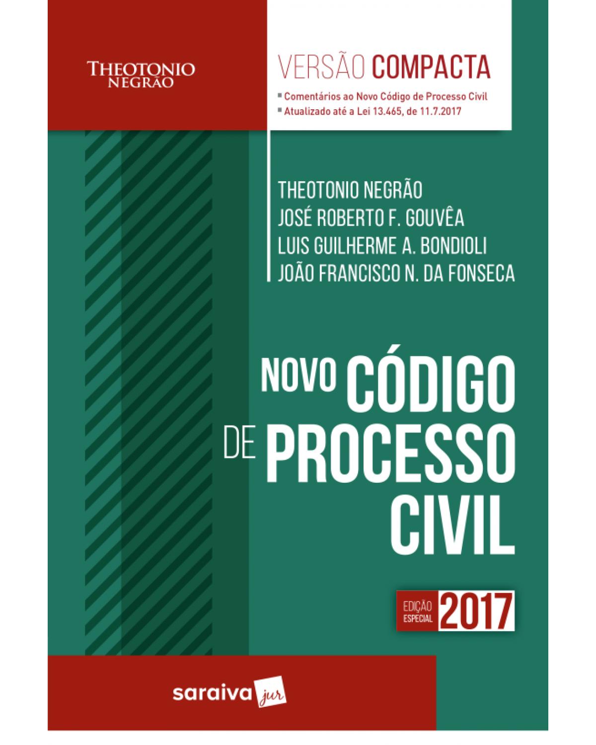 Novo código de processo civil - 1ª Edição | 2017