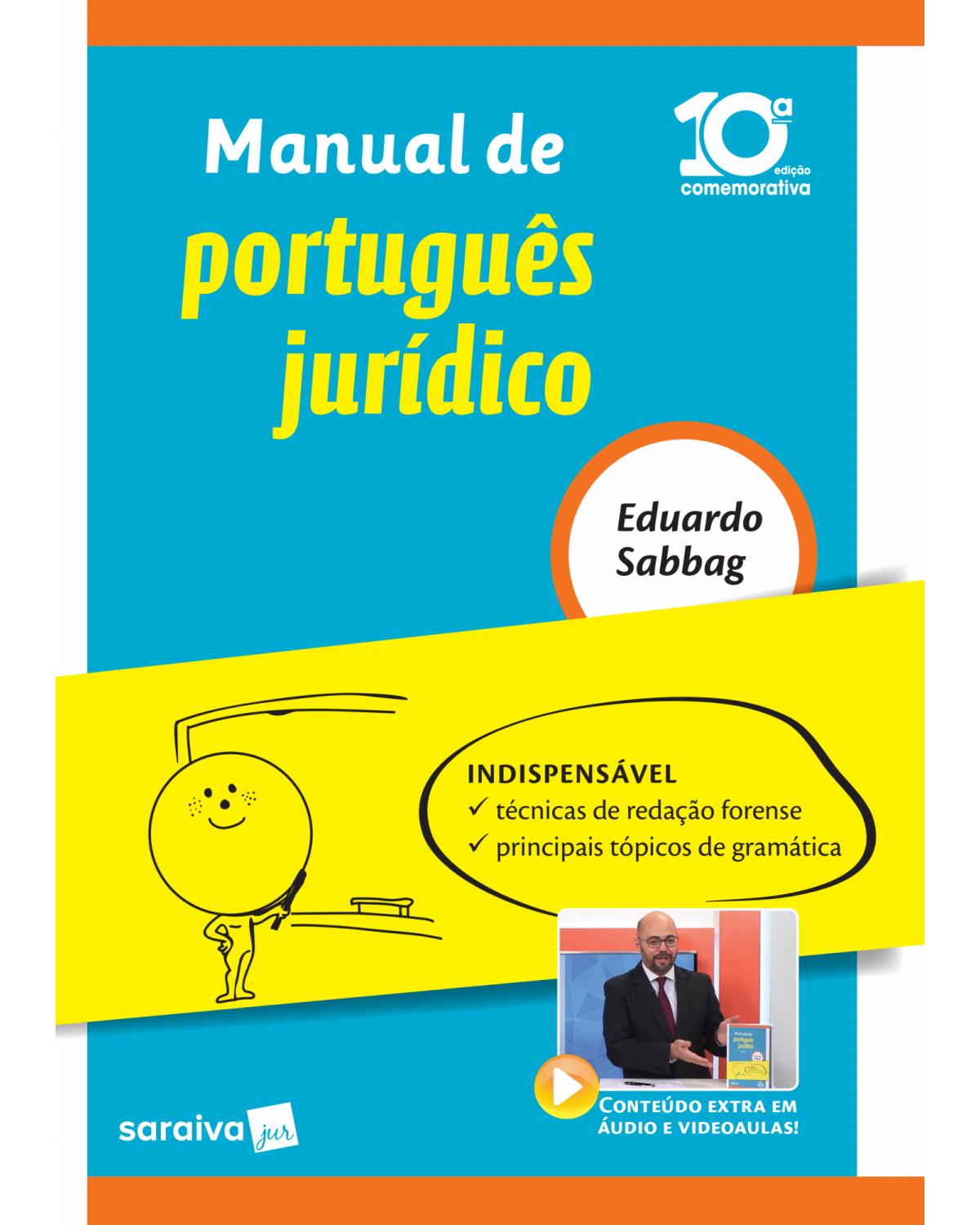 Manual de português jurídico - 10ª Edição | 2018