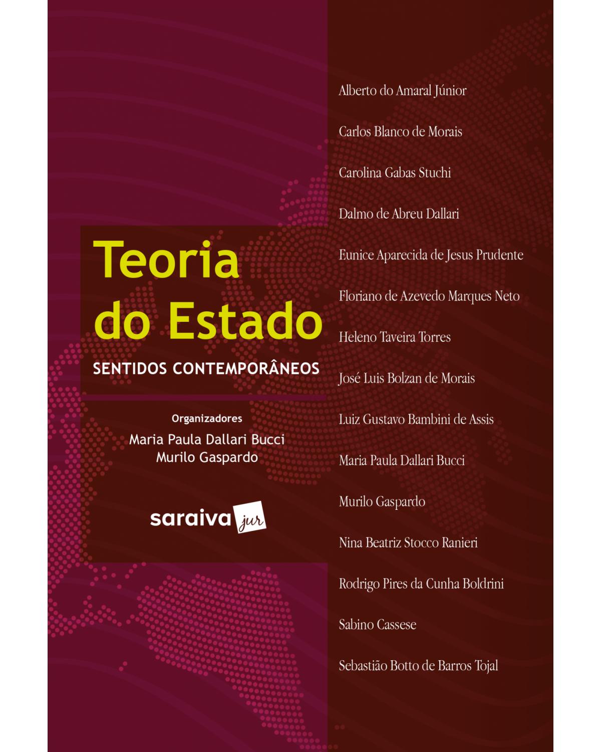 Teoria do Estado - sentidos contemporâneos - 1ª Edição | 2018