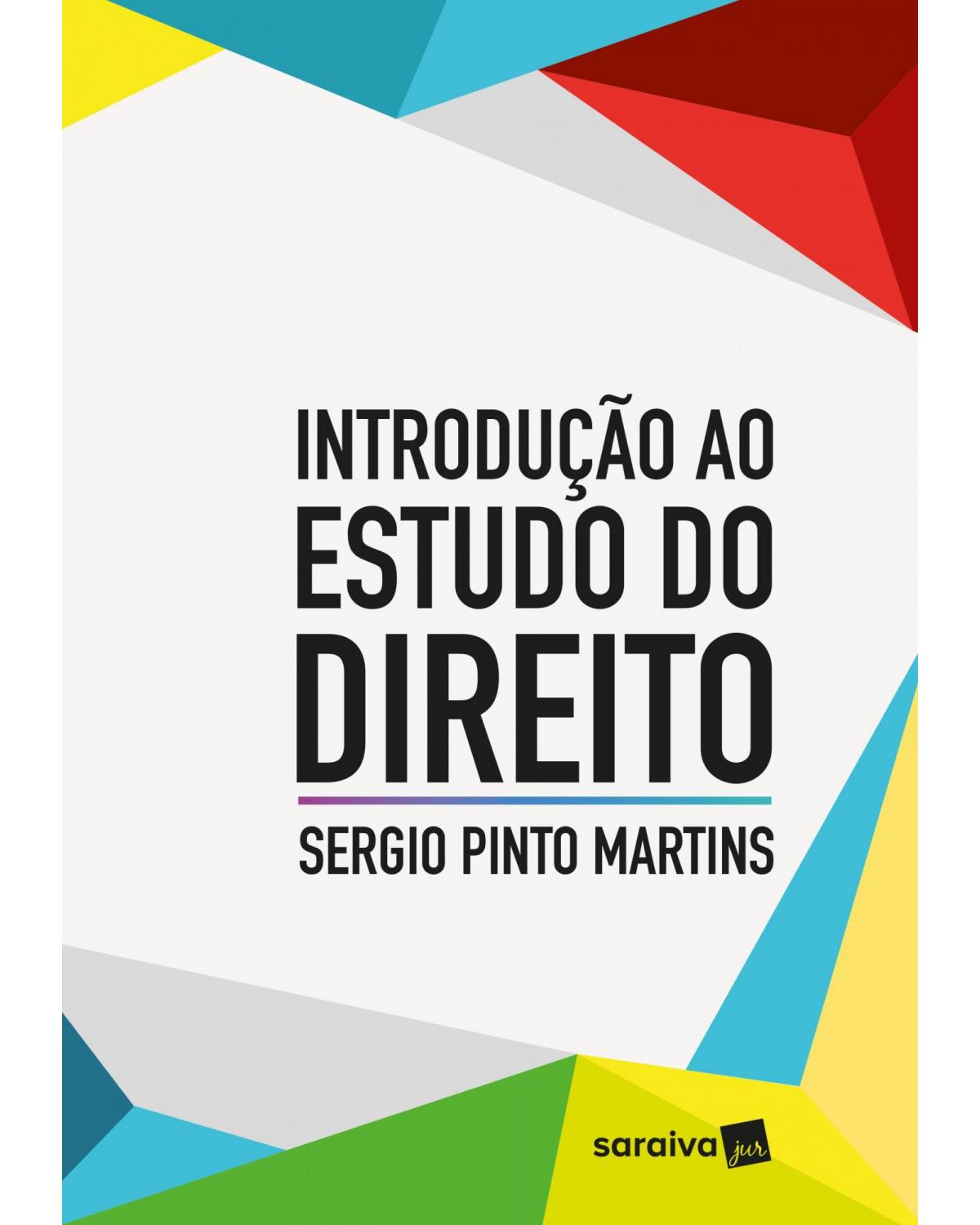 Introdução ao estudo do direito - 1ª Edição | 2018