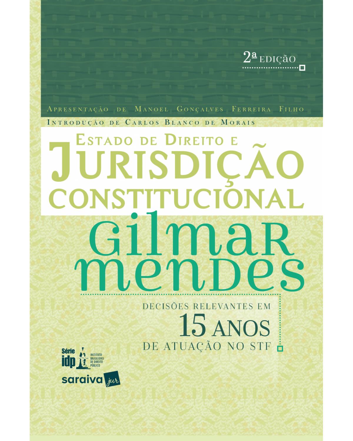 Estado de direito e jurisdição constitucional - 2ª Edição | 2018