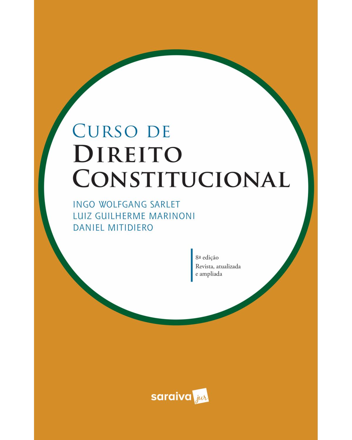 Curso de direito constitucional - 8ª Edição | 2019