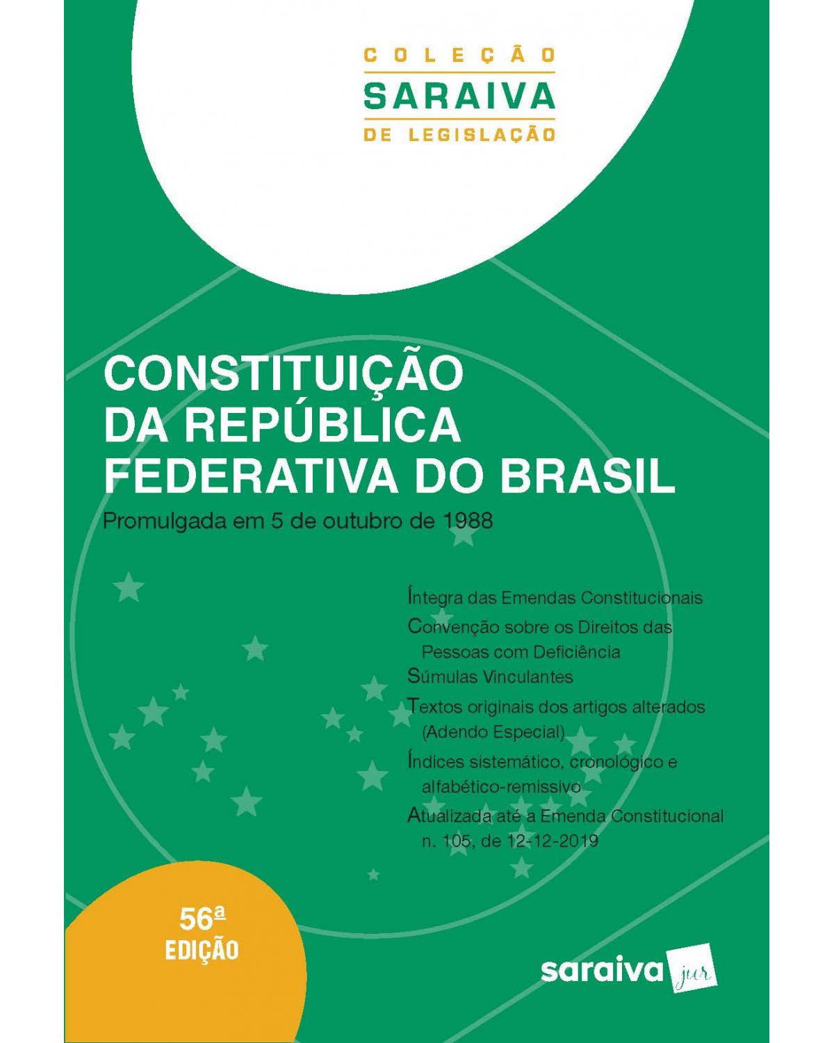 Constituição da República Federativa do Brasil - 56ª Edição | 2020