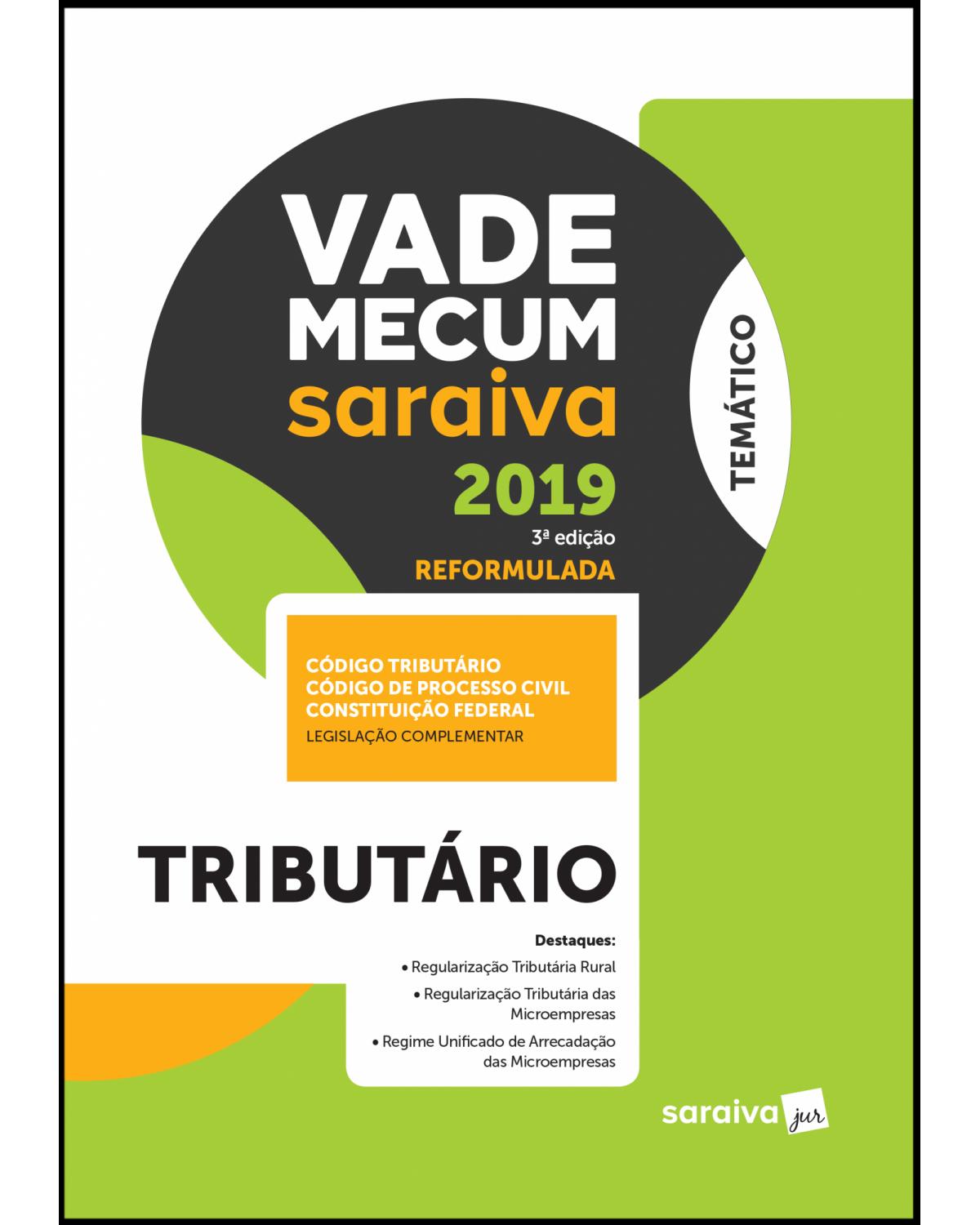 Vade mecum tributário - 3ª Edição | 2019