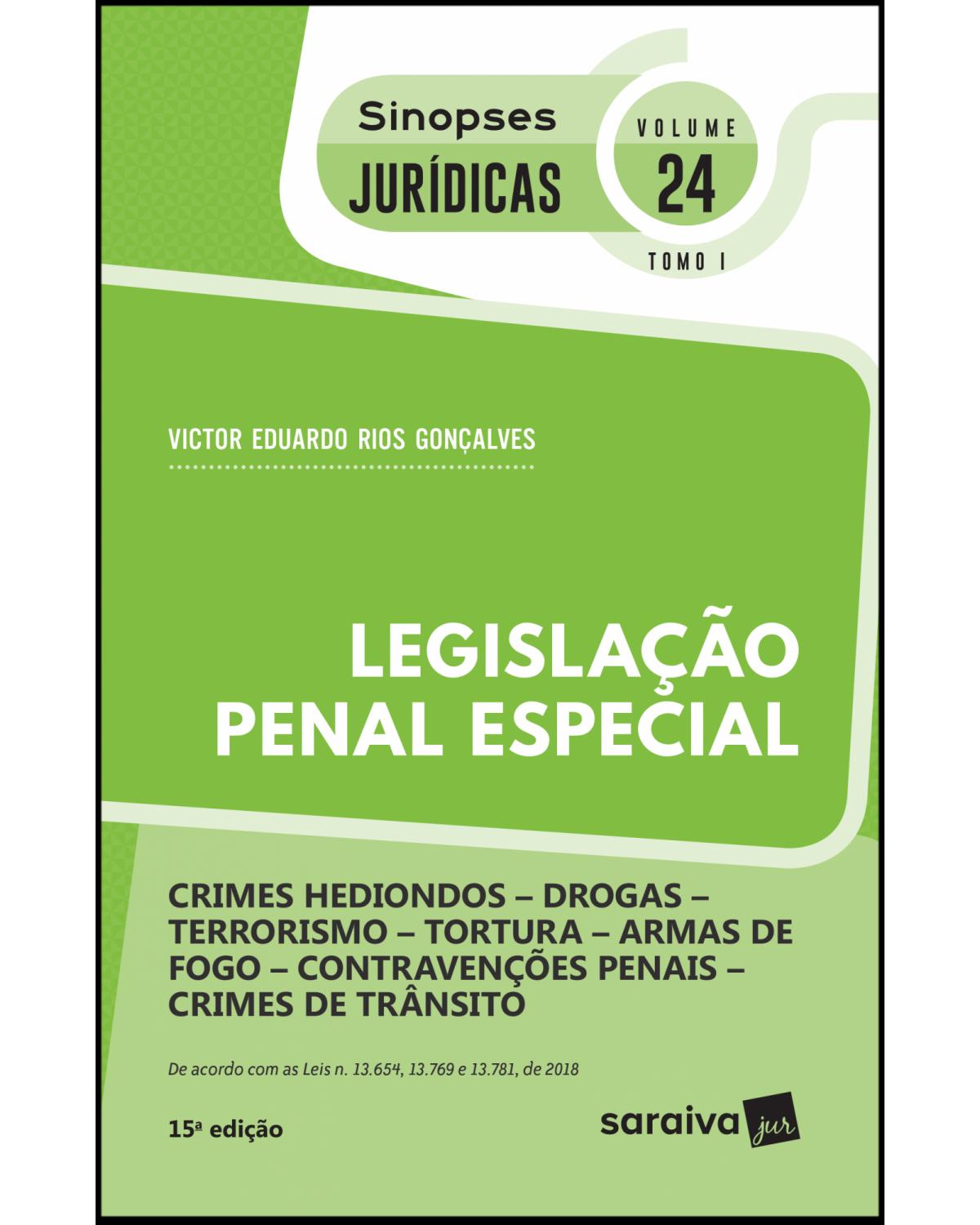 Legislação penal especial - Tomo I - 15ª Edição | 2019