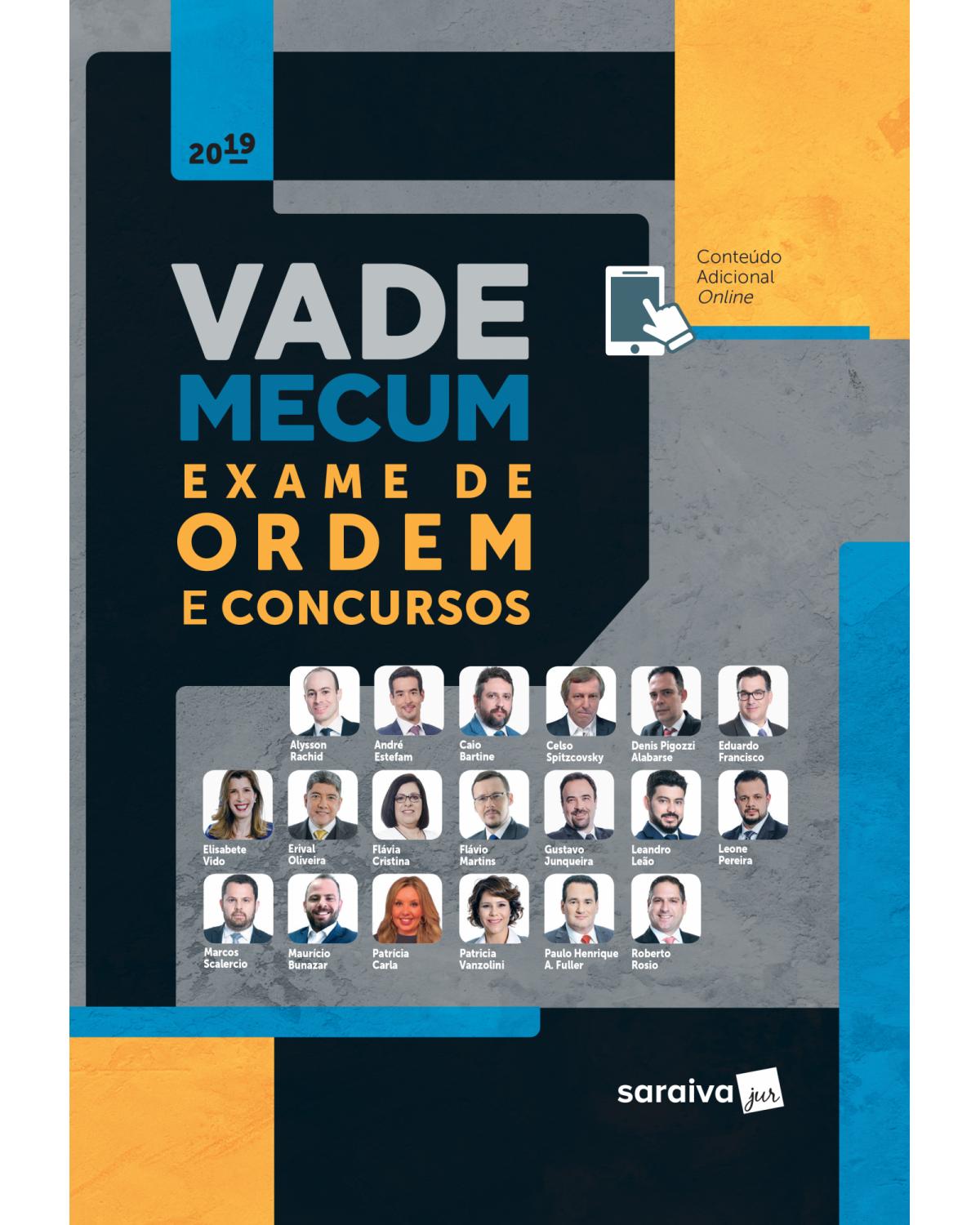 Vade mecum exame de ordem e concursos - 1ª Edição | 2019