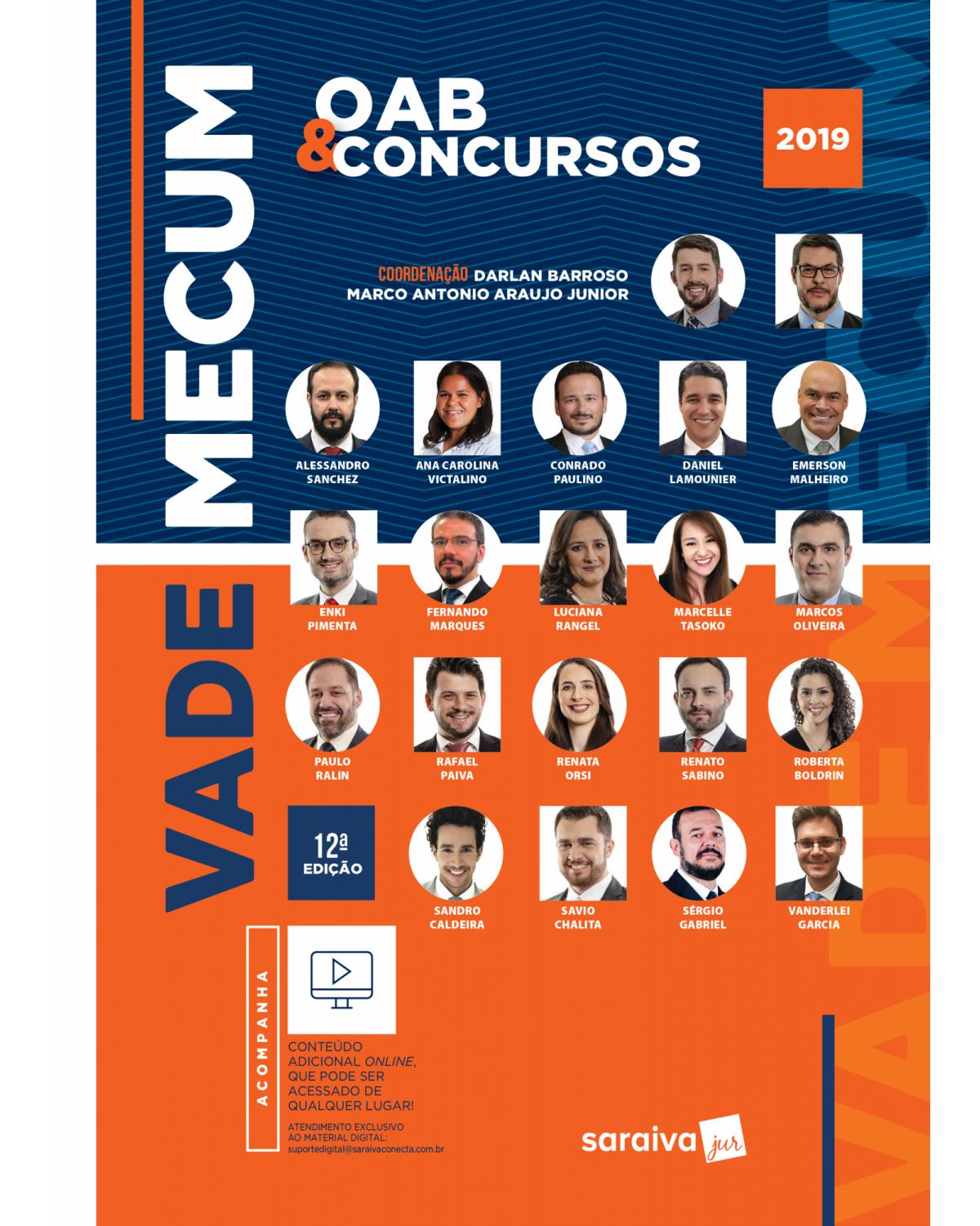 Vade mecum OAB e concursos - 1ª Edição | 2019