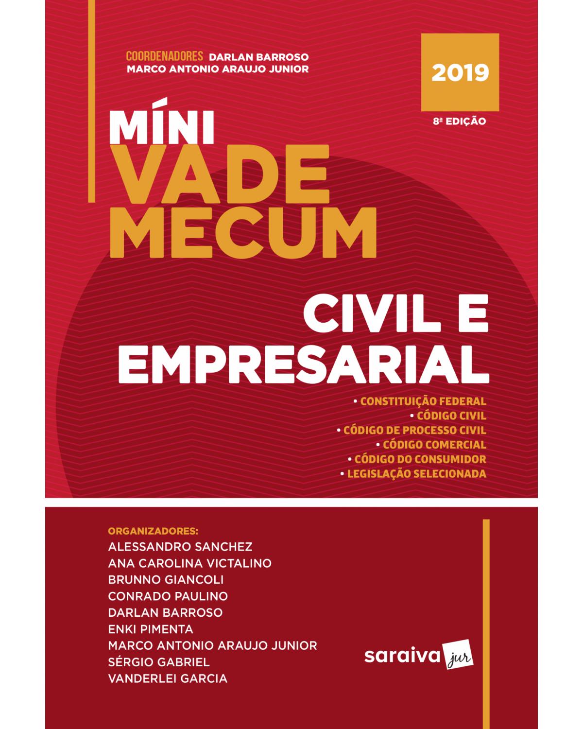 Míni vade mecum civil e empresarial - 8ª Edição | 2019