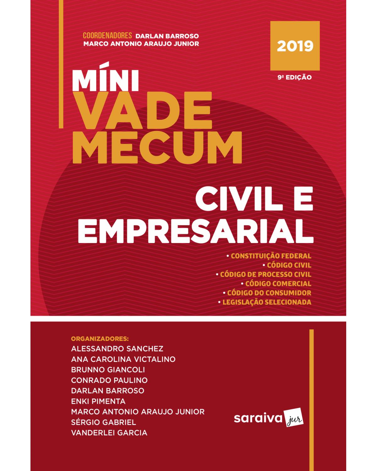 Míni vade mecum civil e empresarial - 9ª Edição | 2019