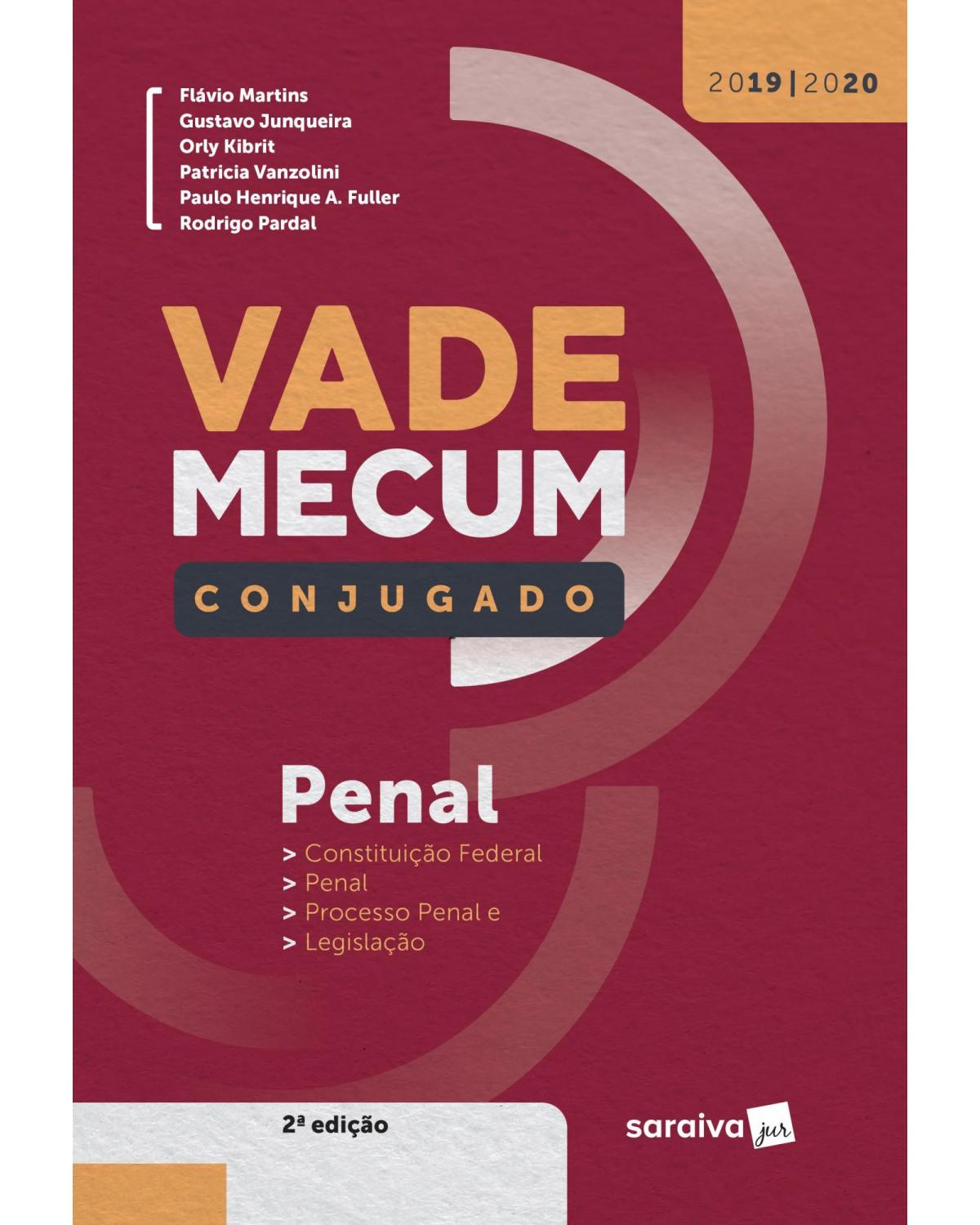 Vade mecum penal conjugado - 2ª Edição | 2020