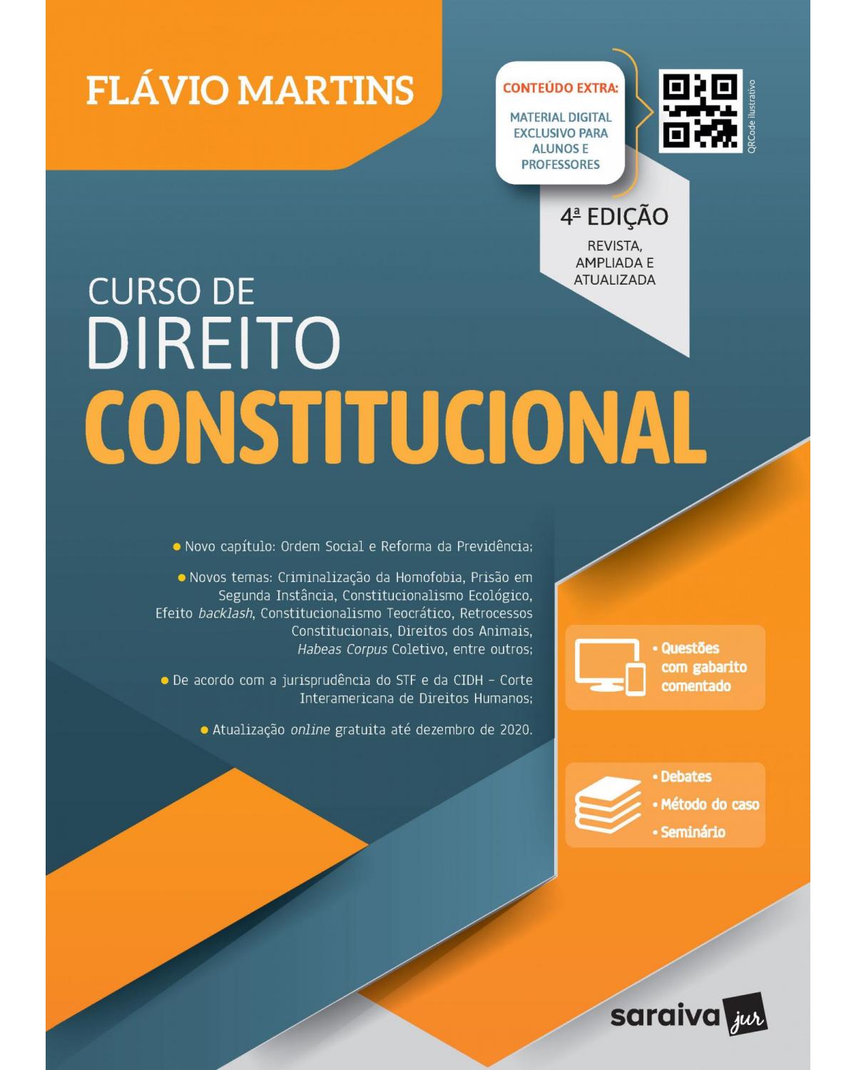 Curso de direito constitucional - 4ª Edição | 2020