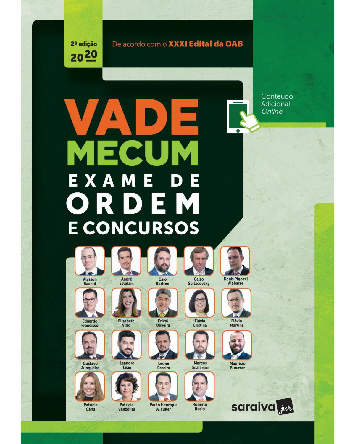 Vade mecum - Exame de ordem e concursos - 2ª Edição | 2020