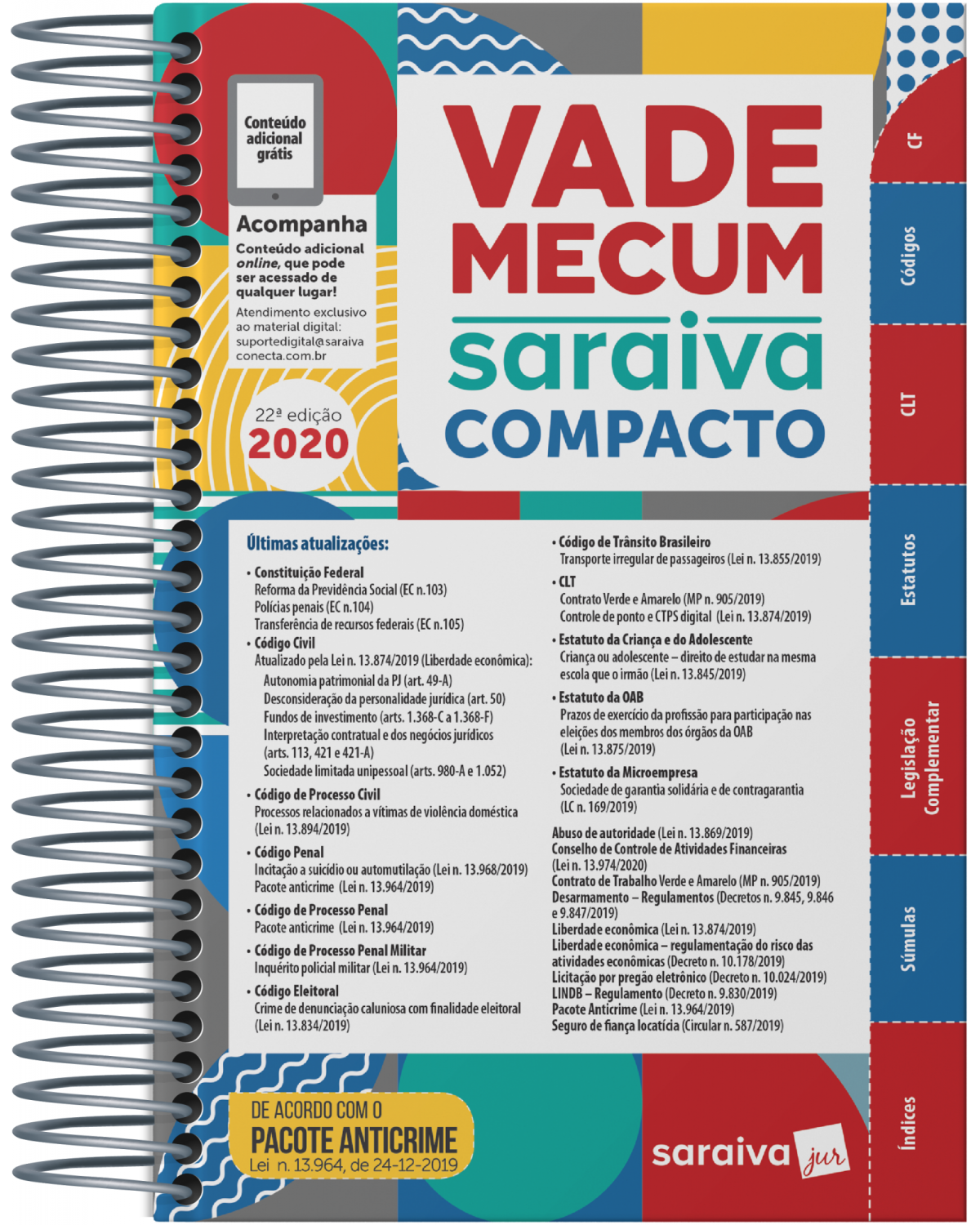 Vade mecum compacto espiral - 22ª Edição | 2020