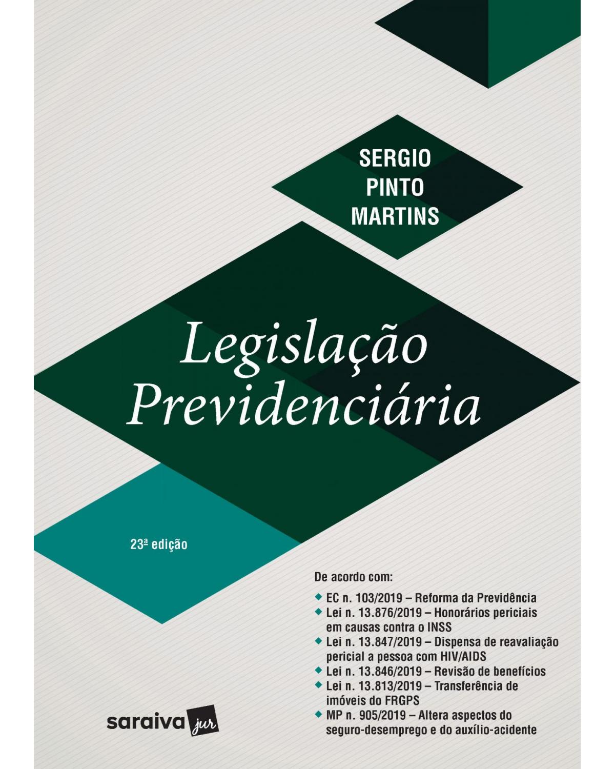 Legislação previdenciária - 23ª Edição | 2020