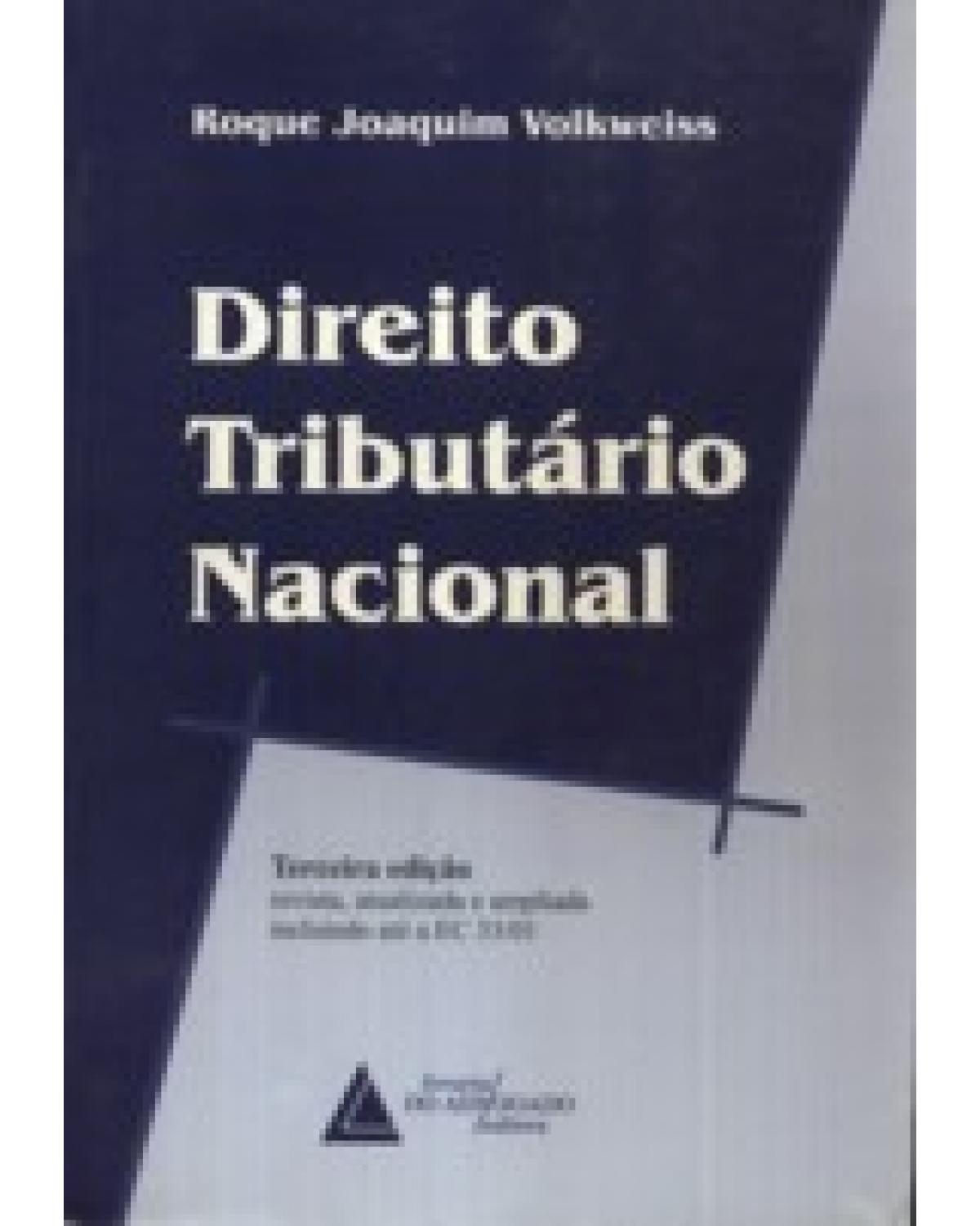 Direito tributário nacional - 3ª Edição