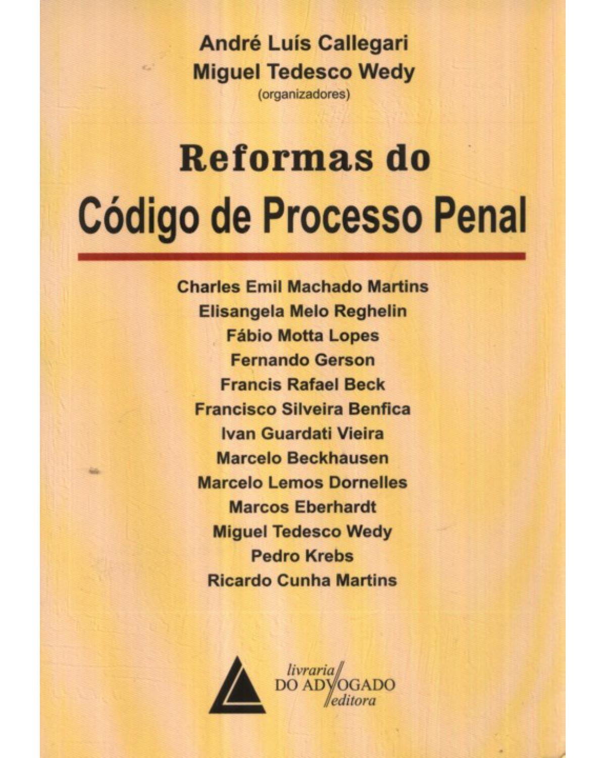 Reformas do Código de Processo Penal - 1ª Edição