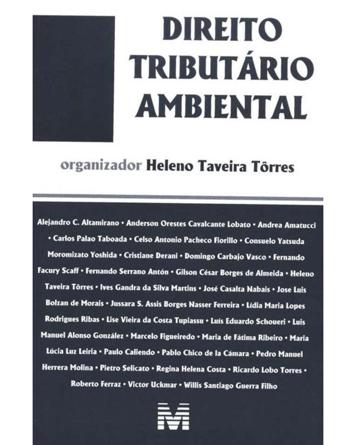 Direito tributário ambiental - 1ª Edição