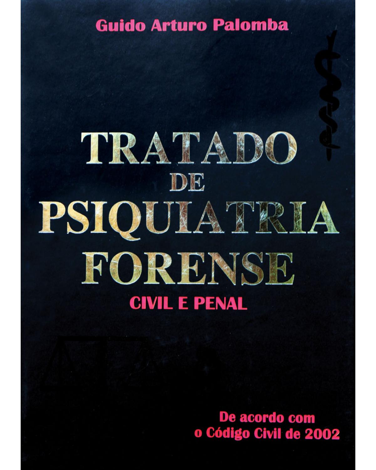 Tratado de psiquiatria forense civil e penal - 1ª Edição | 2003