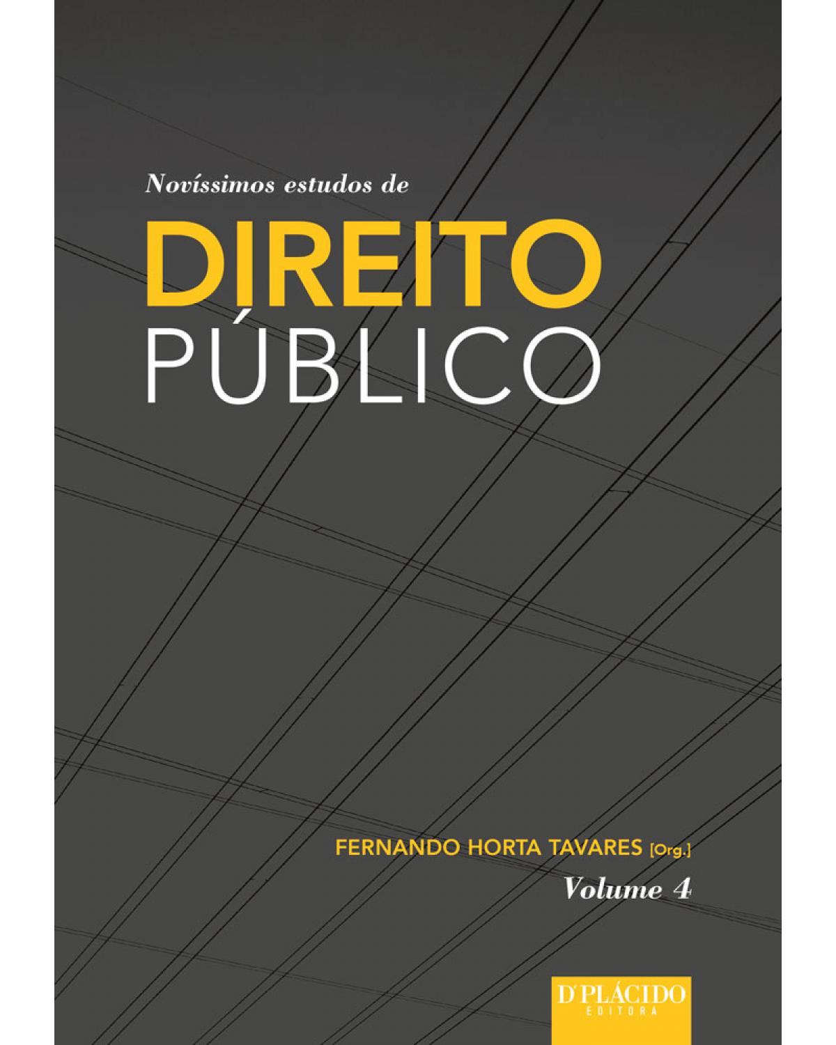 Novíssimos estudos de direito público - 1ª Edição