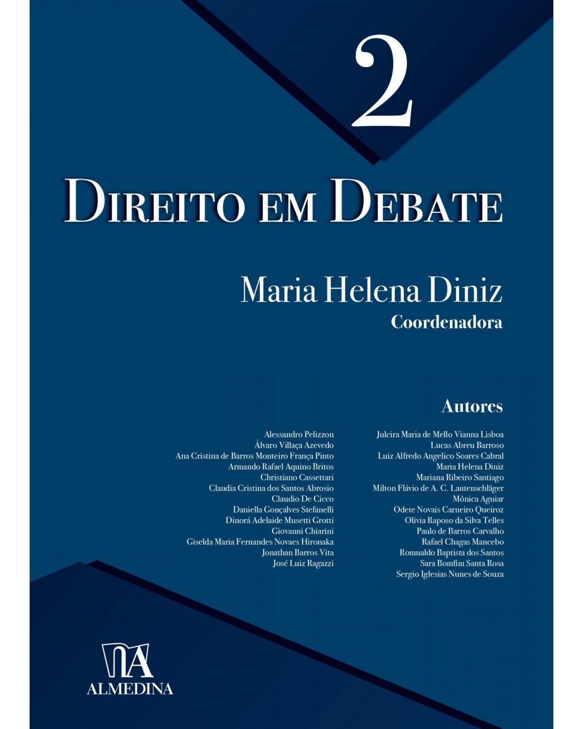 Direito em debate - Volume 2 - 1ª Edição | 2020