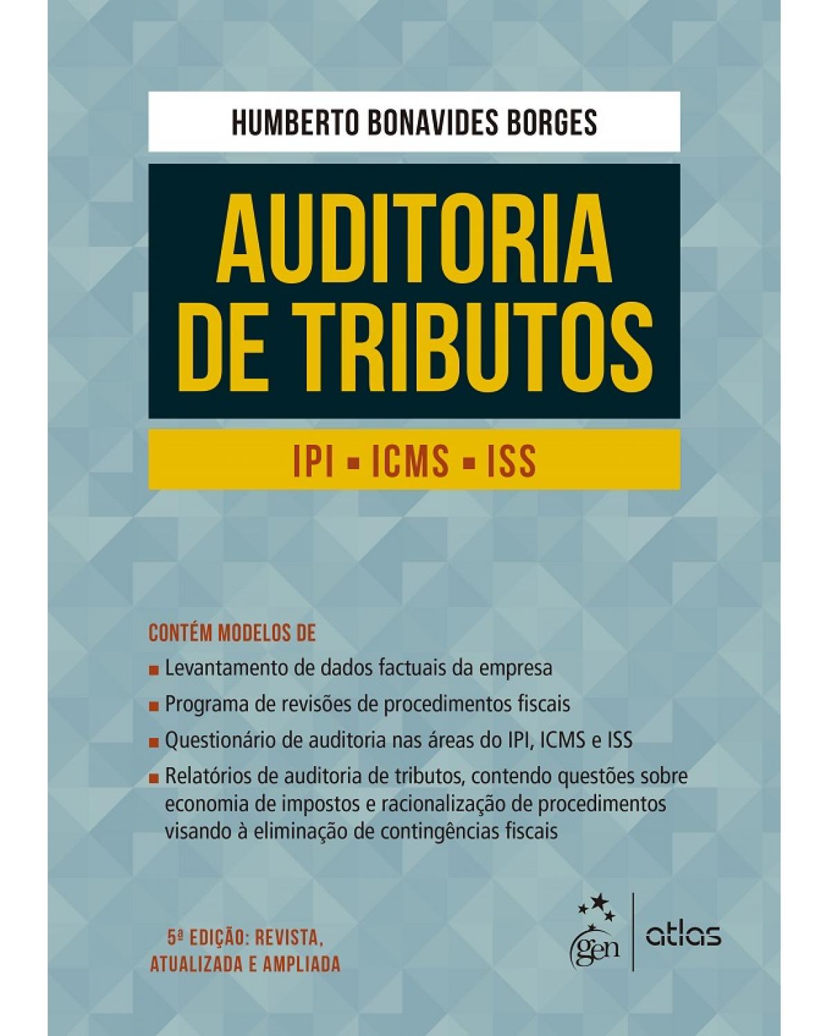 Auditoria de tributos - 5ª Edição | 2016