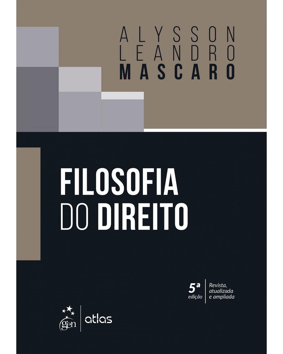 Filosofia do direito - 5ª Edição | 2016