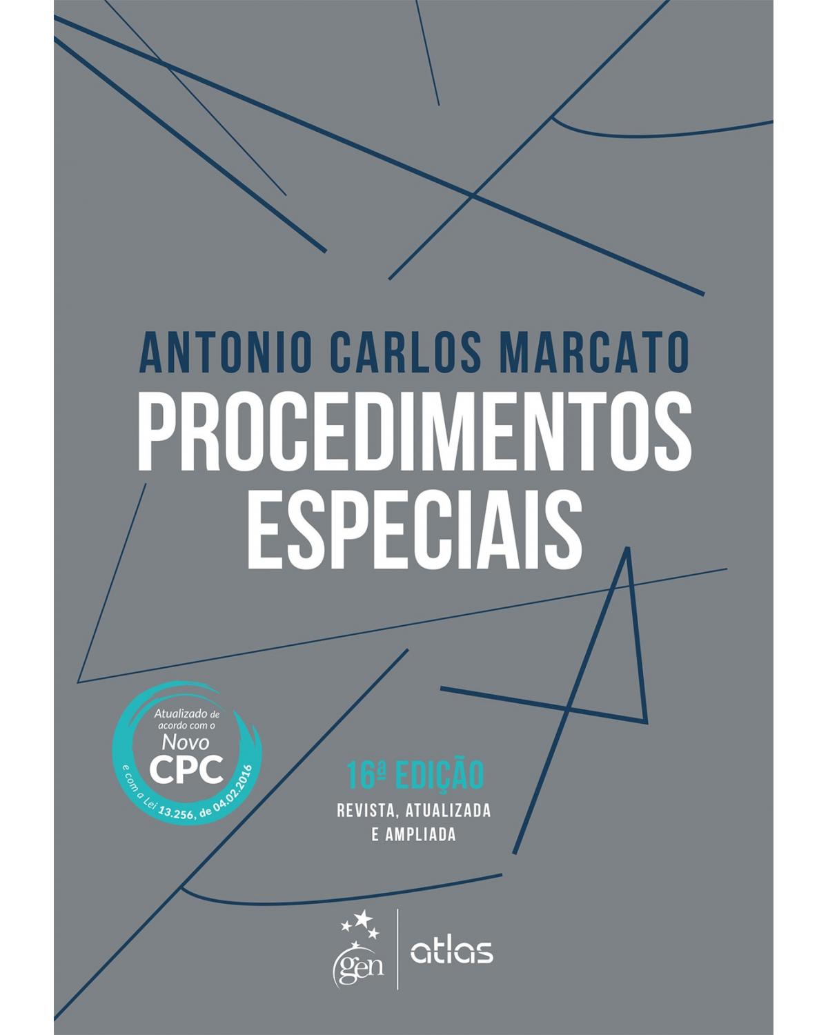 Procedimentos especiais - 16ª Edição | 2016