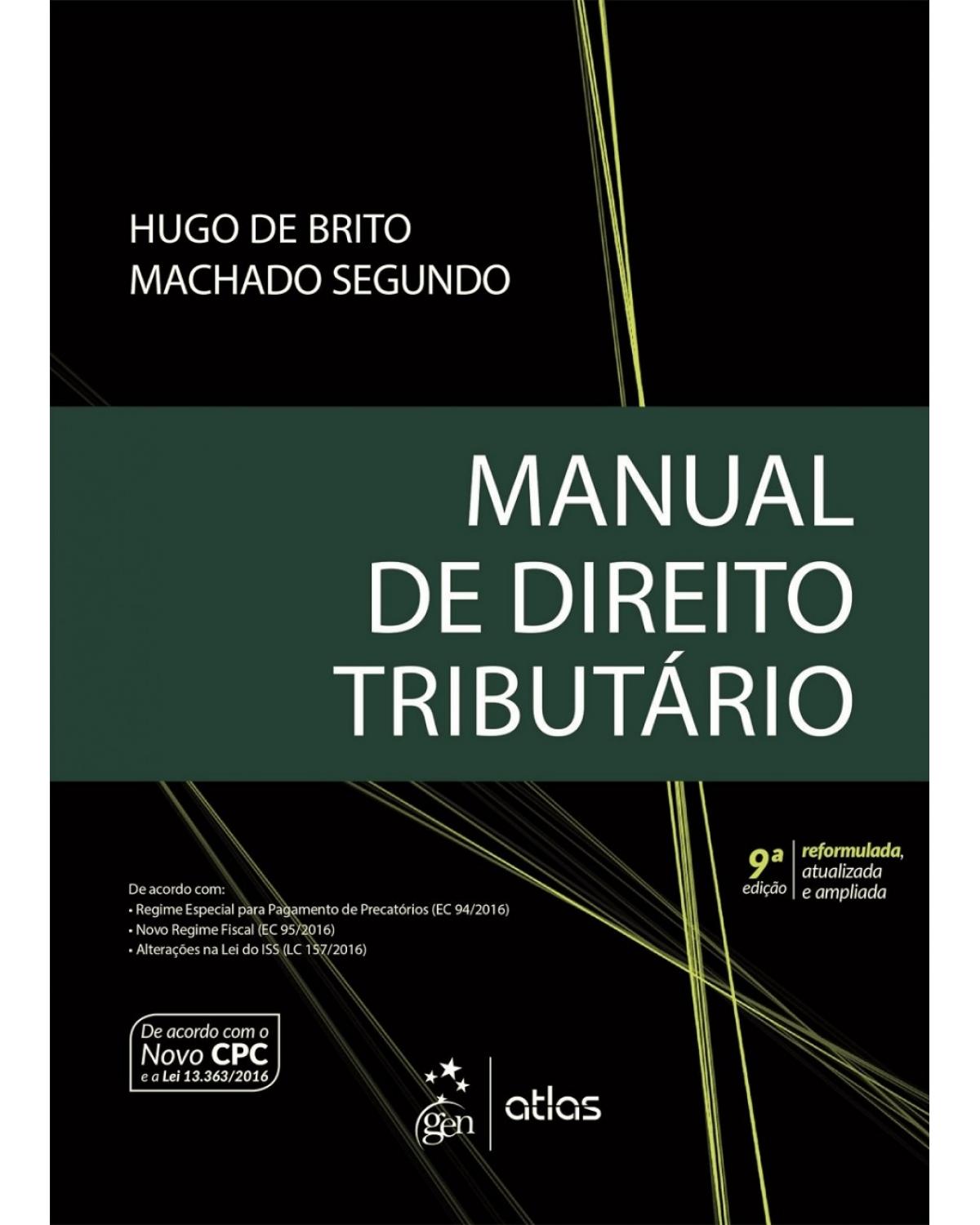 Manual de direito tributário - 9ª Edição