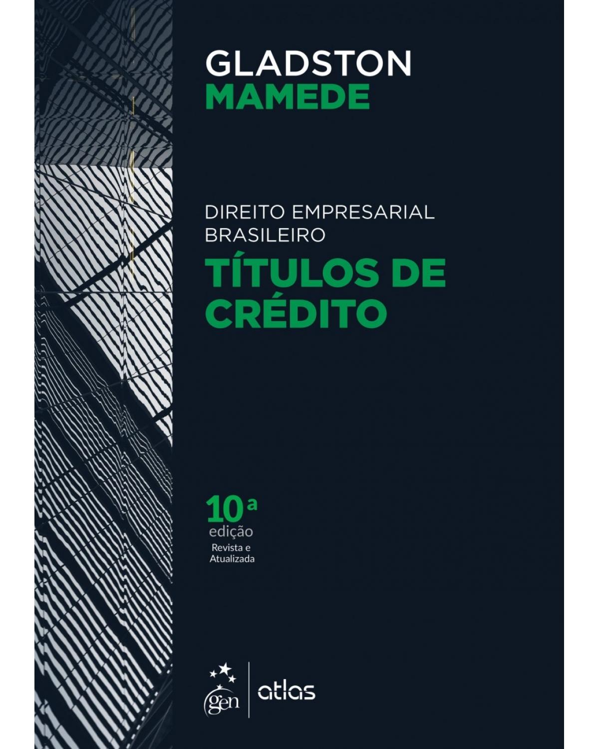 Títulos de crédito - 10ª Edição | 2018