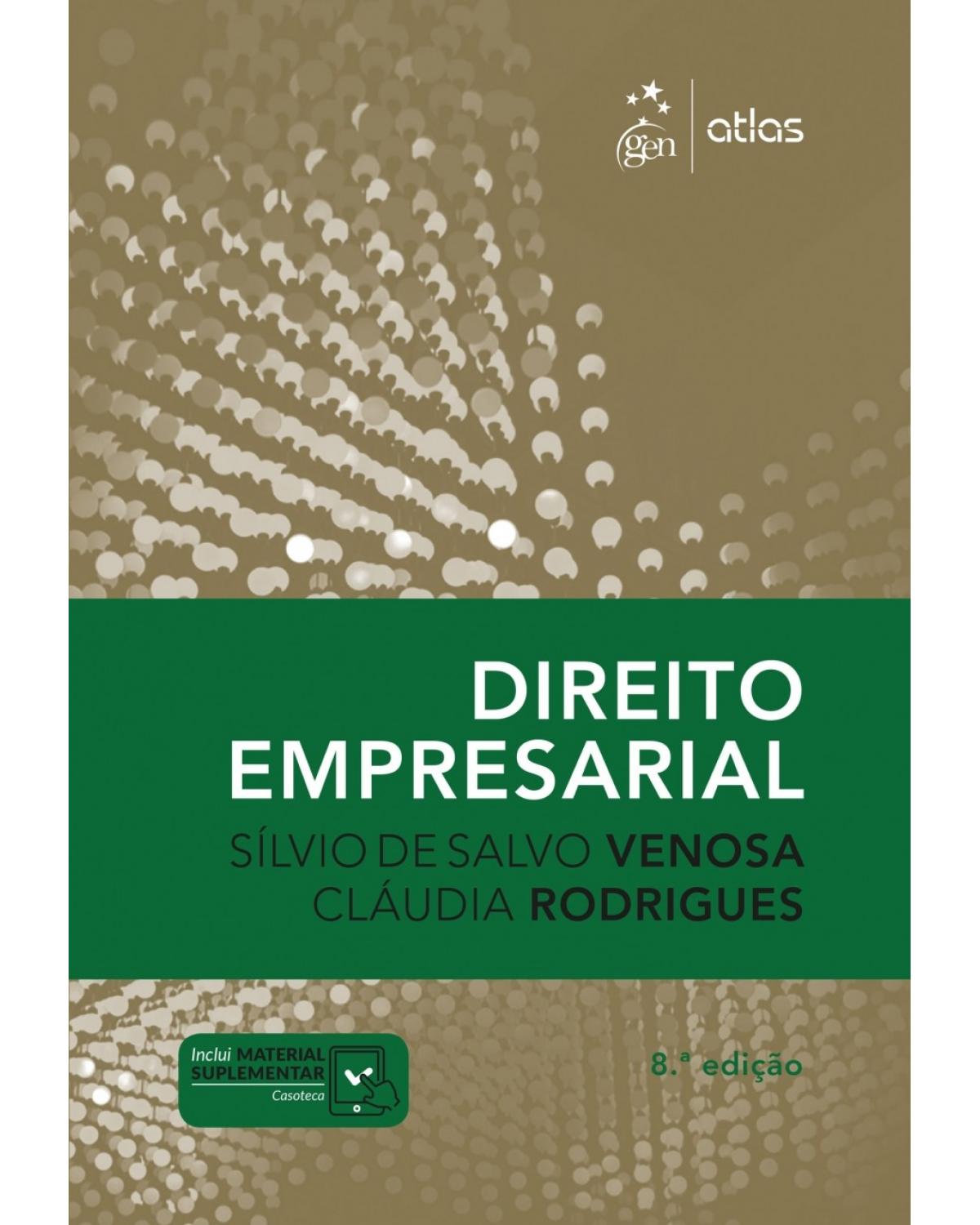 Direito empresarial - 8ª Edição | 2018