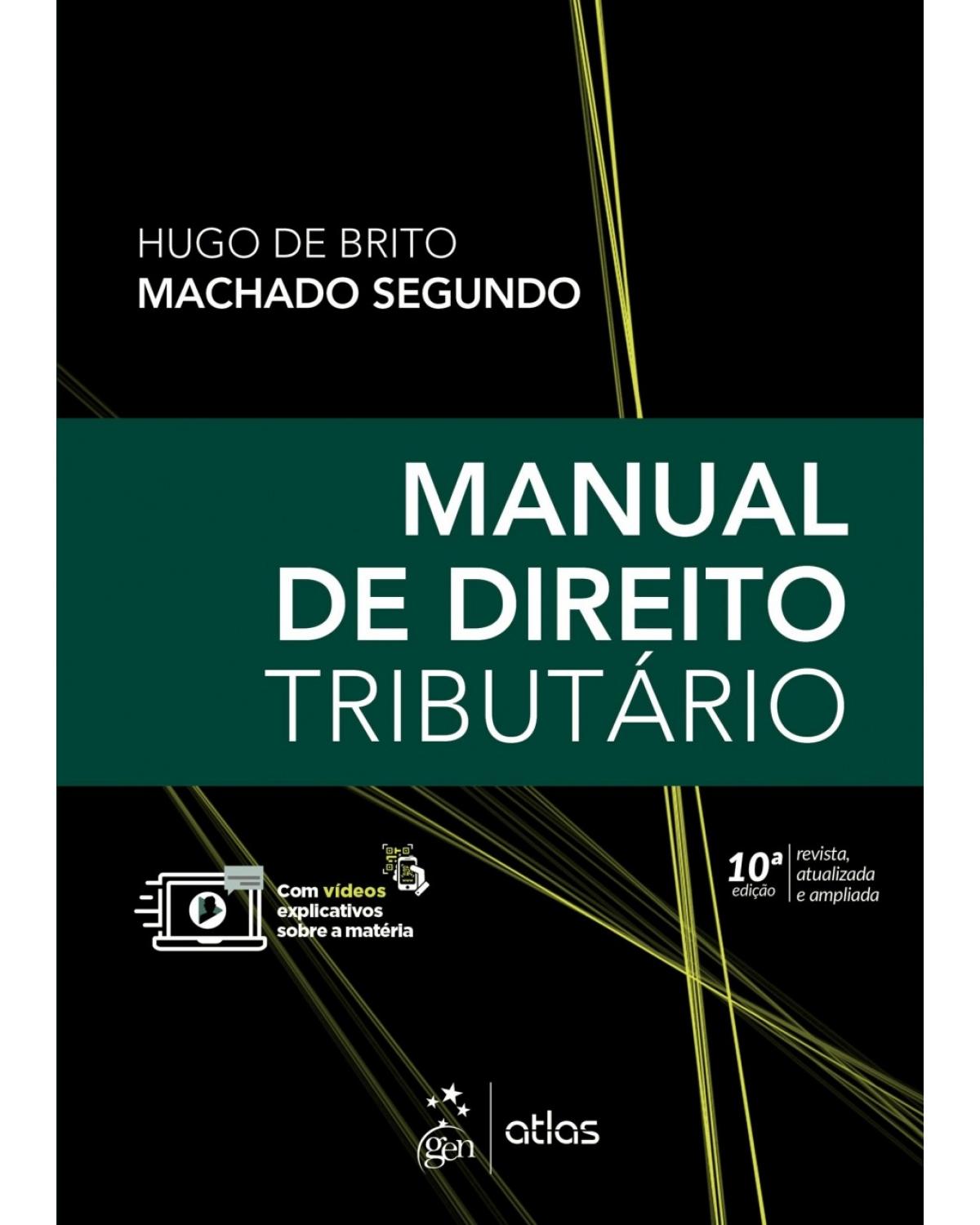 Manual de direito tributário - 10ª Edição