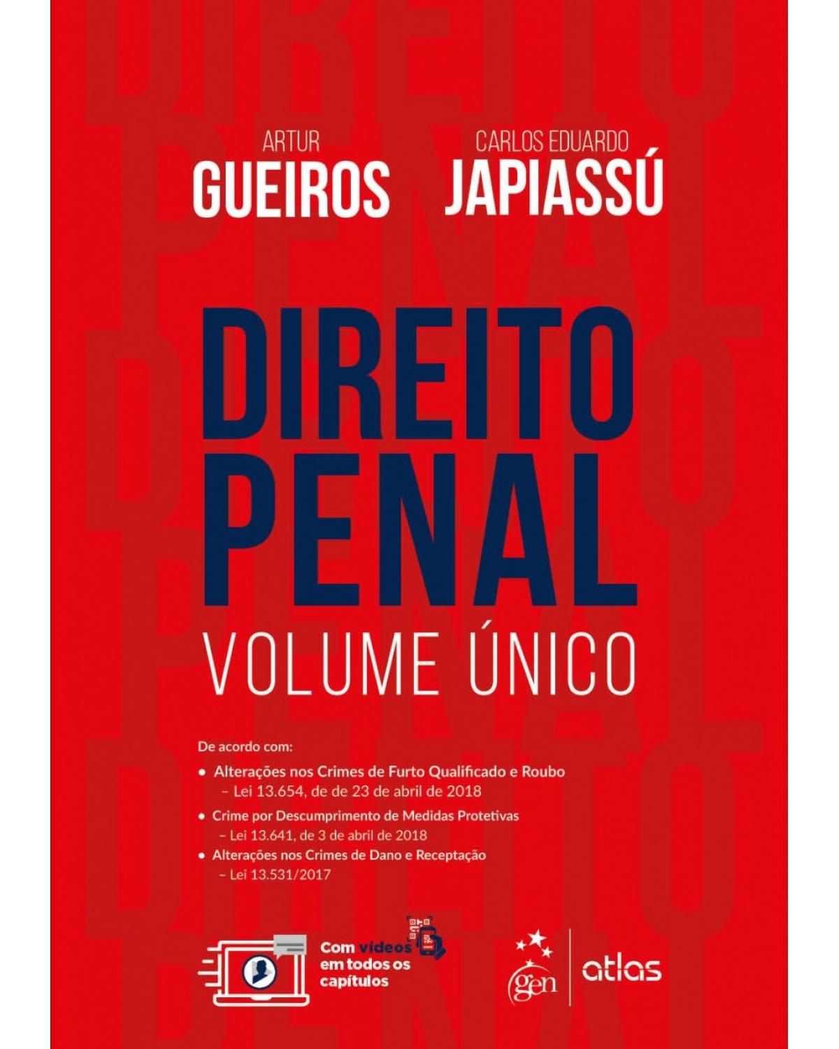 Direito penal - 1ª Edição | 2018